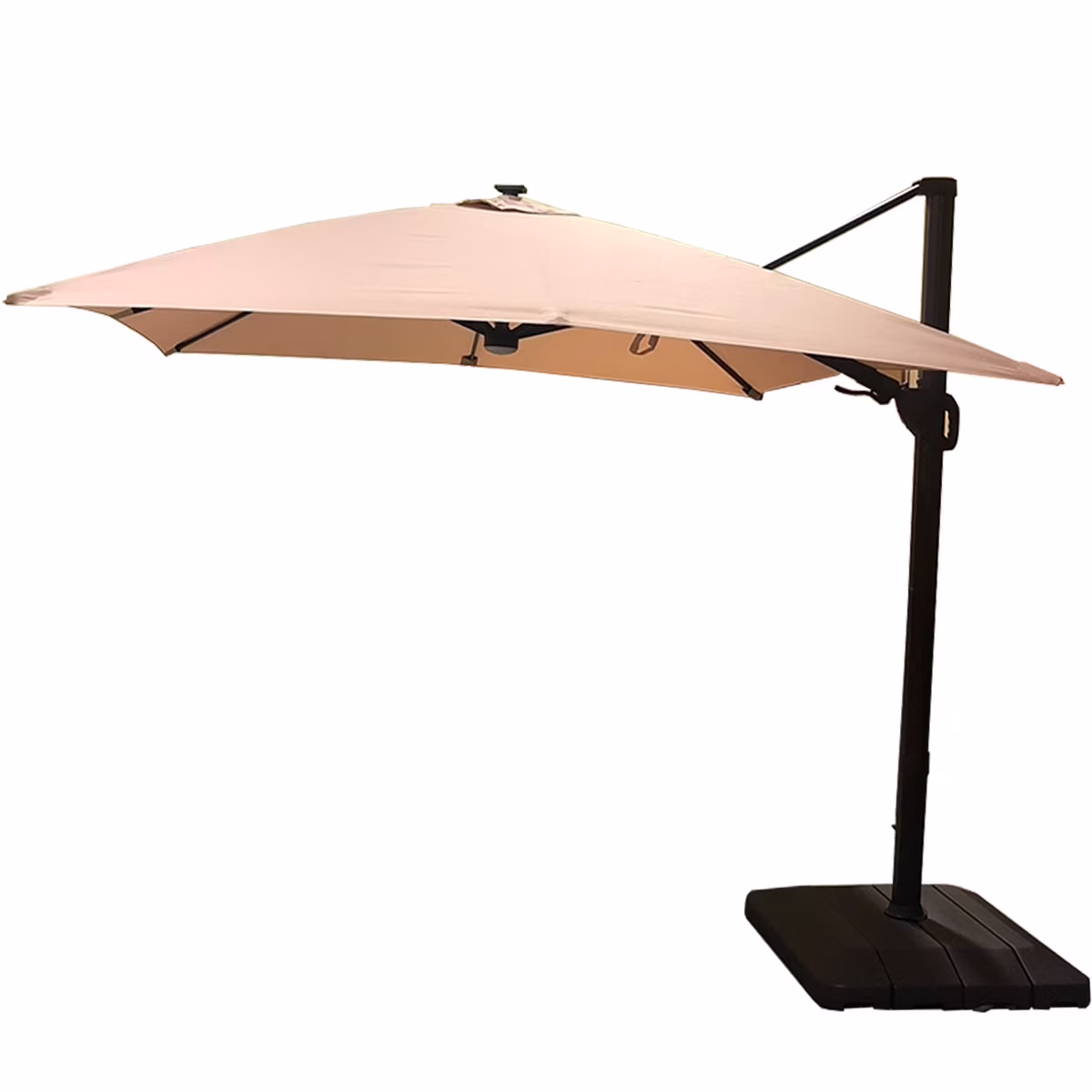 Garden Winds Replacement Canopy Top Cover Compatible with The 10ft Square Solar Umbrella - 1900783 - Riplock 500