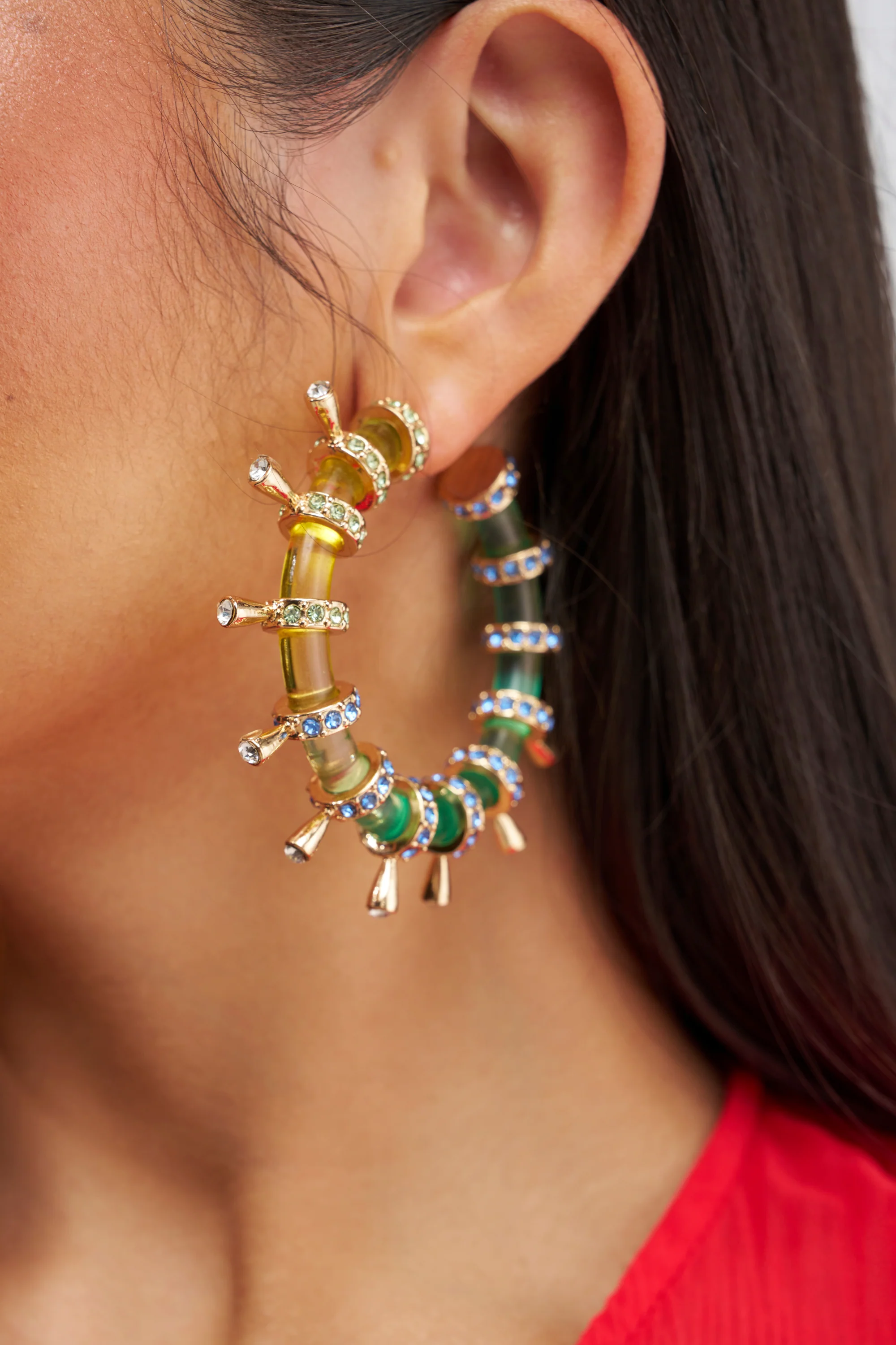 FOR THE VIBES HOOP EARRING - Akira Store
