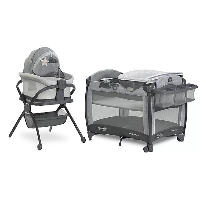 Parc pour bébé Graco Pack 'n Play Day2Dream DLX avec berceau portable couleur Beau