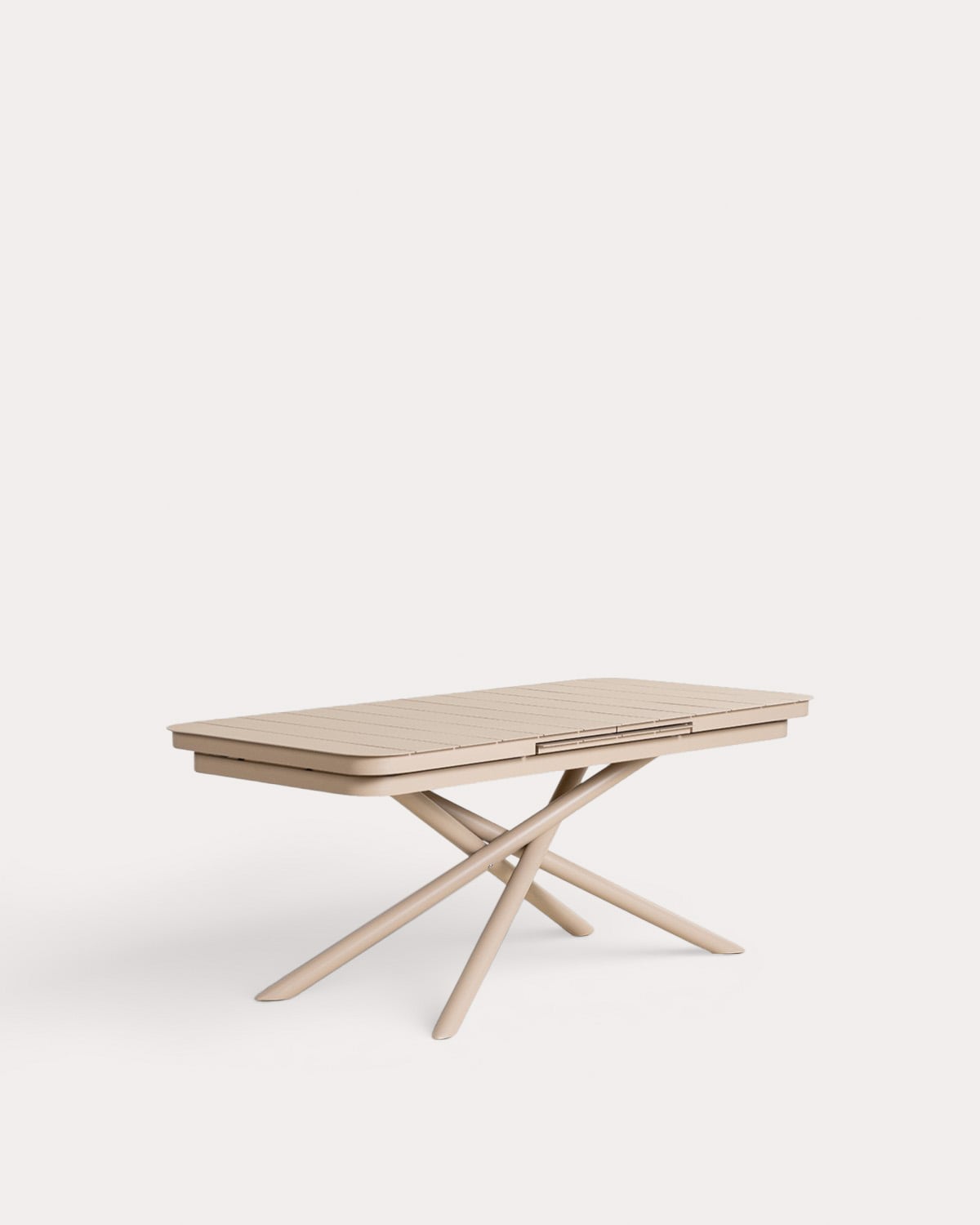 Kelsey - Mesa Extensible Rectangular de Comedor de Aluminio (180-240x90 cm) Kelsey