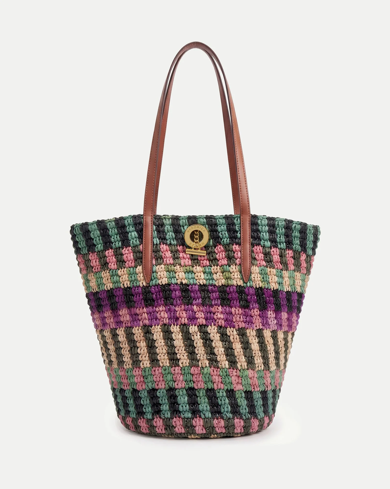 Raffia Anchor Basket Tote