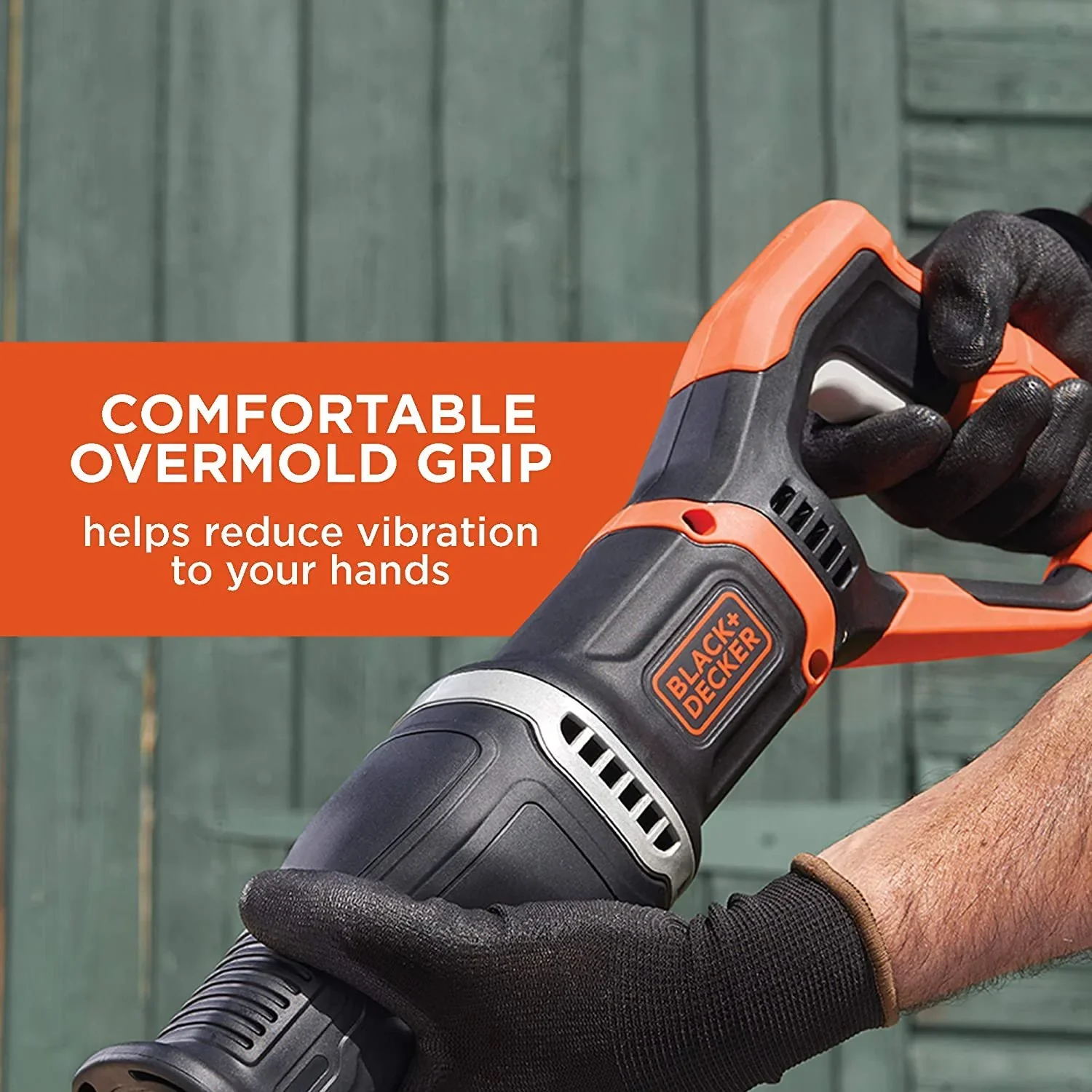 BLACK+DECKER BES301K 7 Amp Reciprocating Saw with Removeable Branch Holder