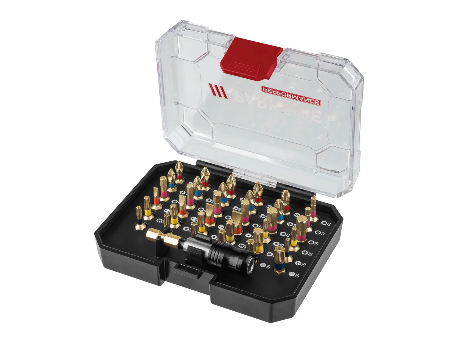 PARKSIDE PERFORMANCE Jeu d'embouts Torsion ou Jeu d'embouts et de douilles Torsion PBSP 2 D4
