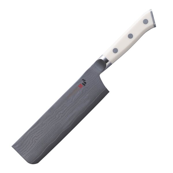 Classic Damaskus Nakiri kniv 16,5 cm hvit