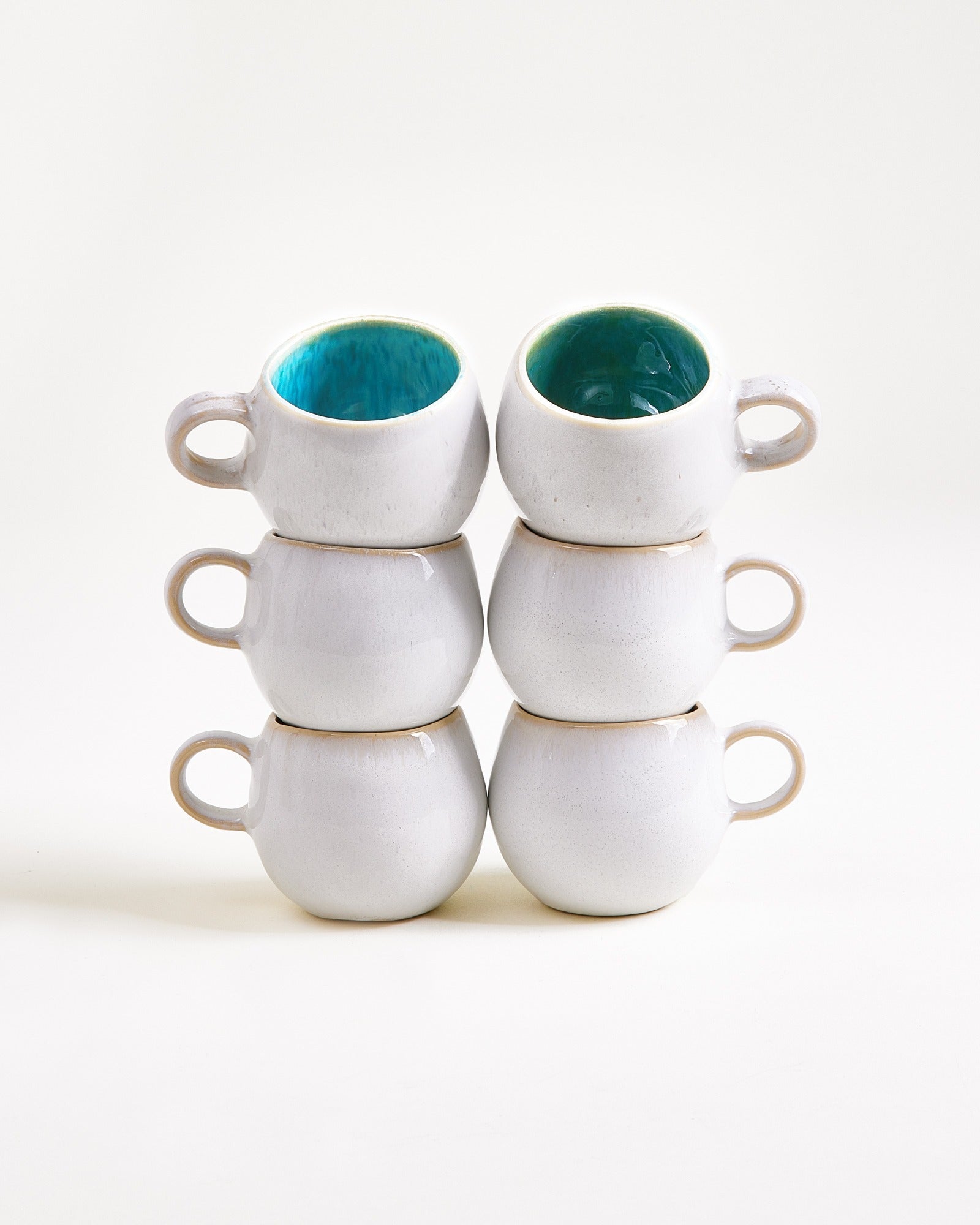 AREIA - ESPRESSO MUG AQUA SET OF 6