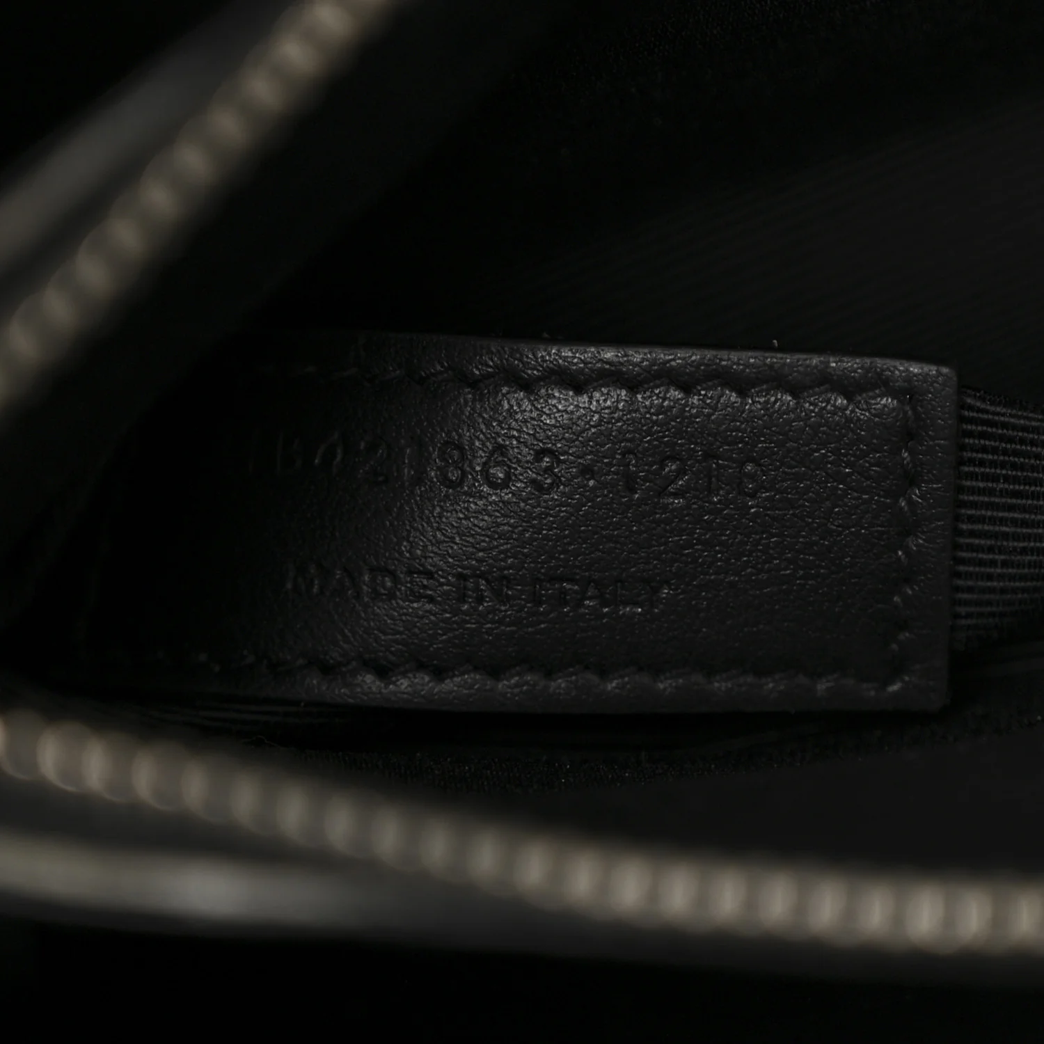 Calfskin Crocodile Embossed Baby Sac De Jour Black