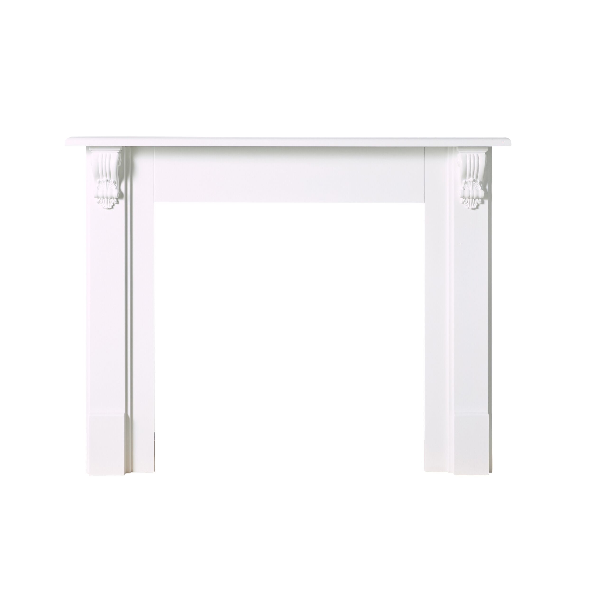 Belford Freestanding Mantel White 144cm