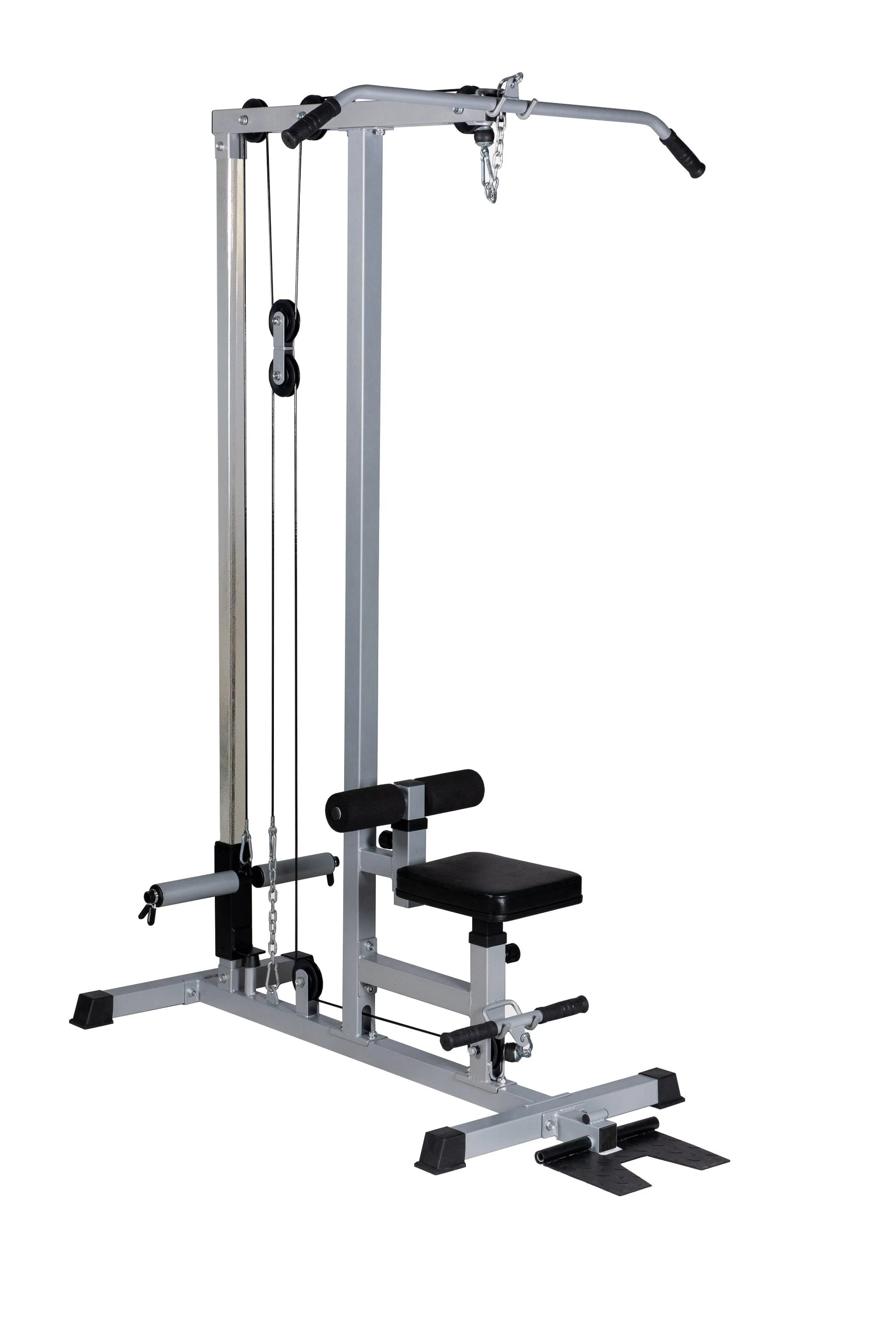 Lat Pull Down Machine Multifunction Low Row Bar Cable Fitness Body Workout Gym Image 6