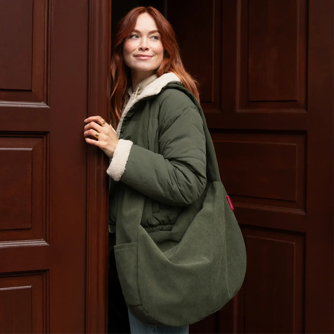 moonbag cord dark matcha