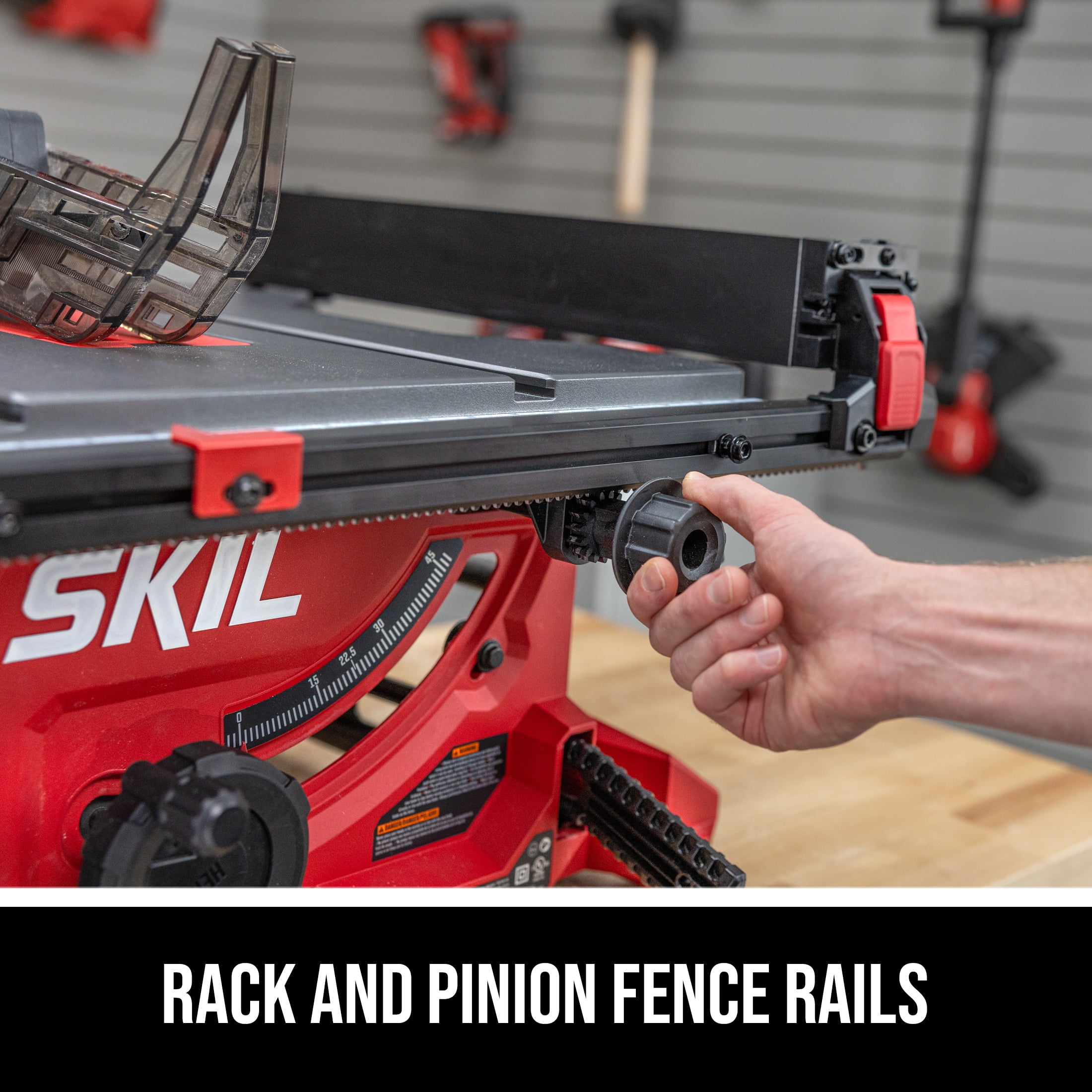TS6328-00 13 Amp 8-1/4" Compact Portable Jobsite Table Saw with Rack and Pinion Rip Fence - Image 5