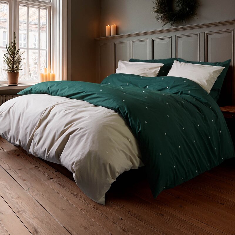 Christmas Fable sengetøy 140x220 cm sand
