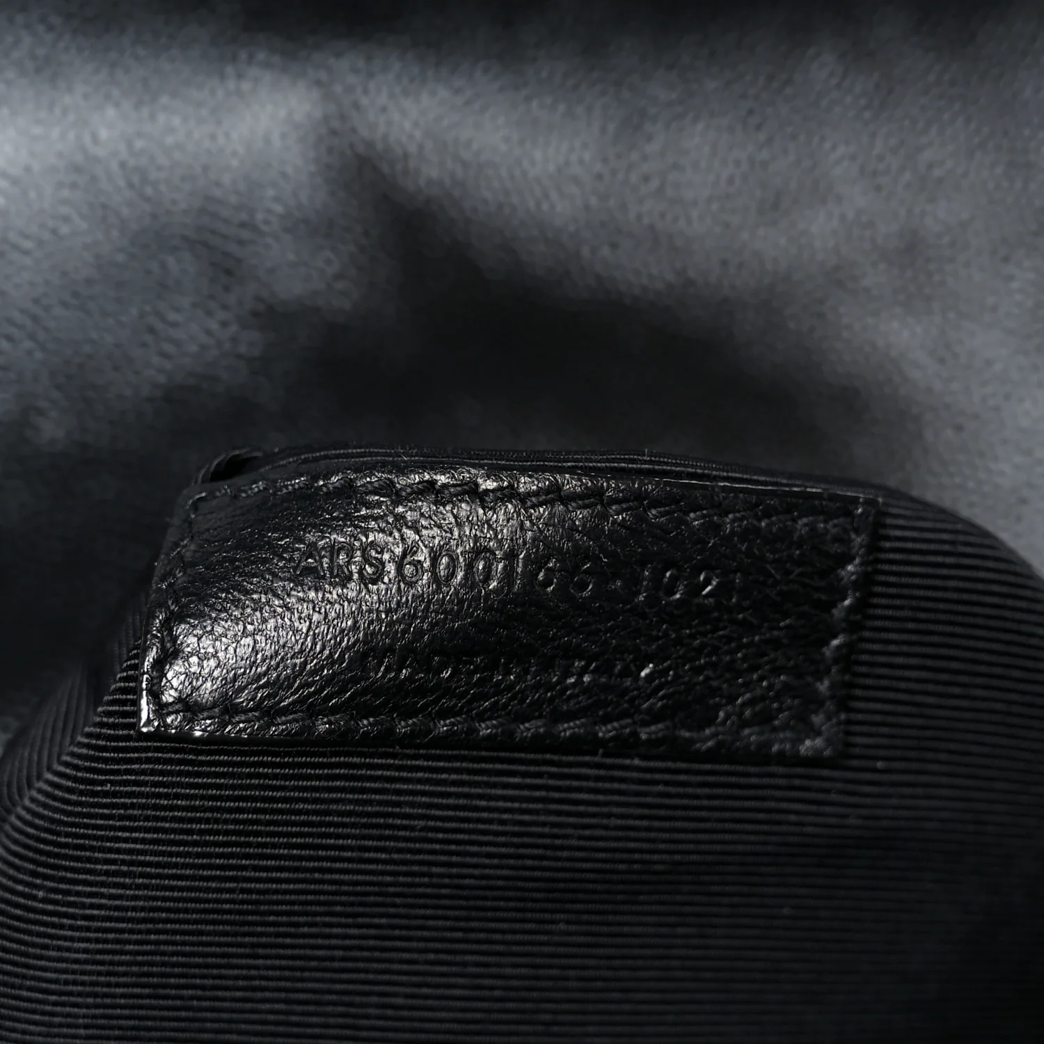 Grain De Poudre Textured Mixed Matelasse Large Triquilt Monogram Satchel Black