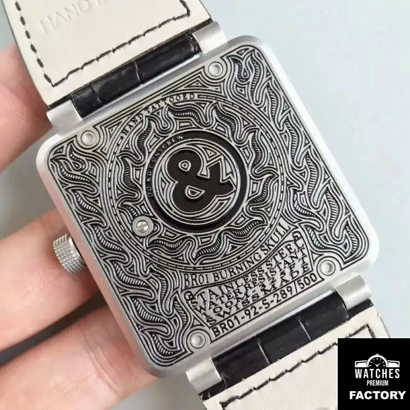 Bell & Ross BR 01 Burning Skull Black Dial