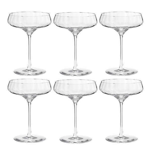 Bernadotte champagne-coupeglass 20 cl 6 stk krystall