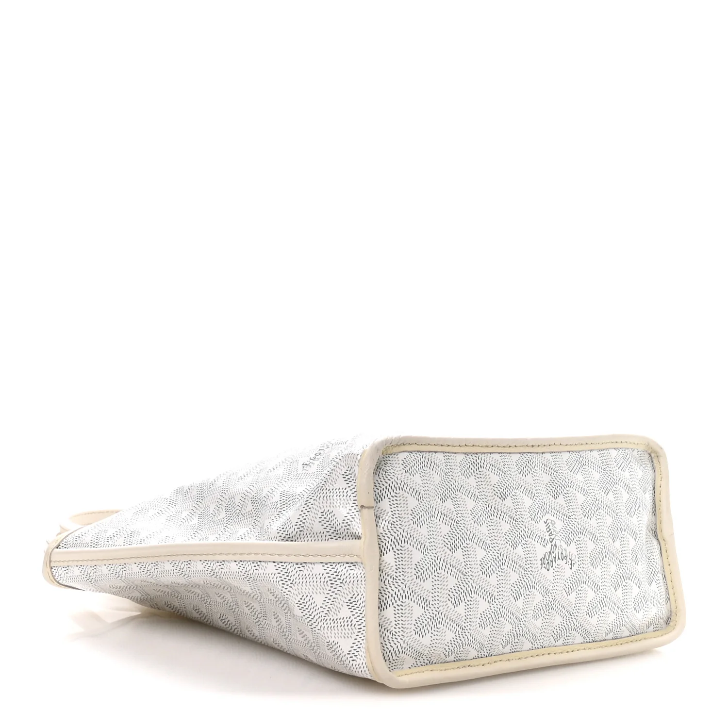 Goyardine Reversible Mini Anjou White