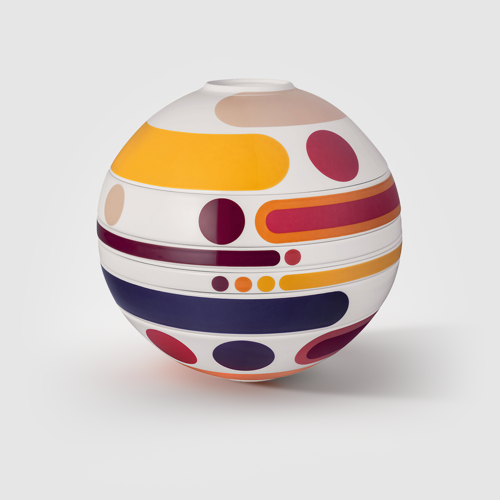 La Boule Dinnerware set - Multi-colored, Premium Porcelain