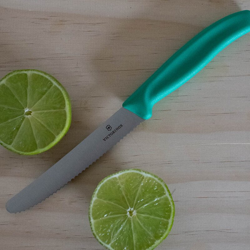 Swiss Classic tomatkniv 11 cm grønn