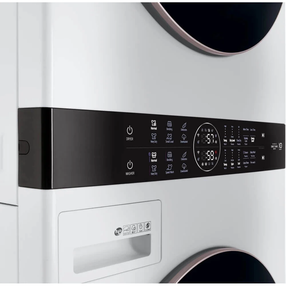 LG WKE100HWA COMBINATION WASHER ELECTRIC DRYER - Gray