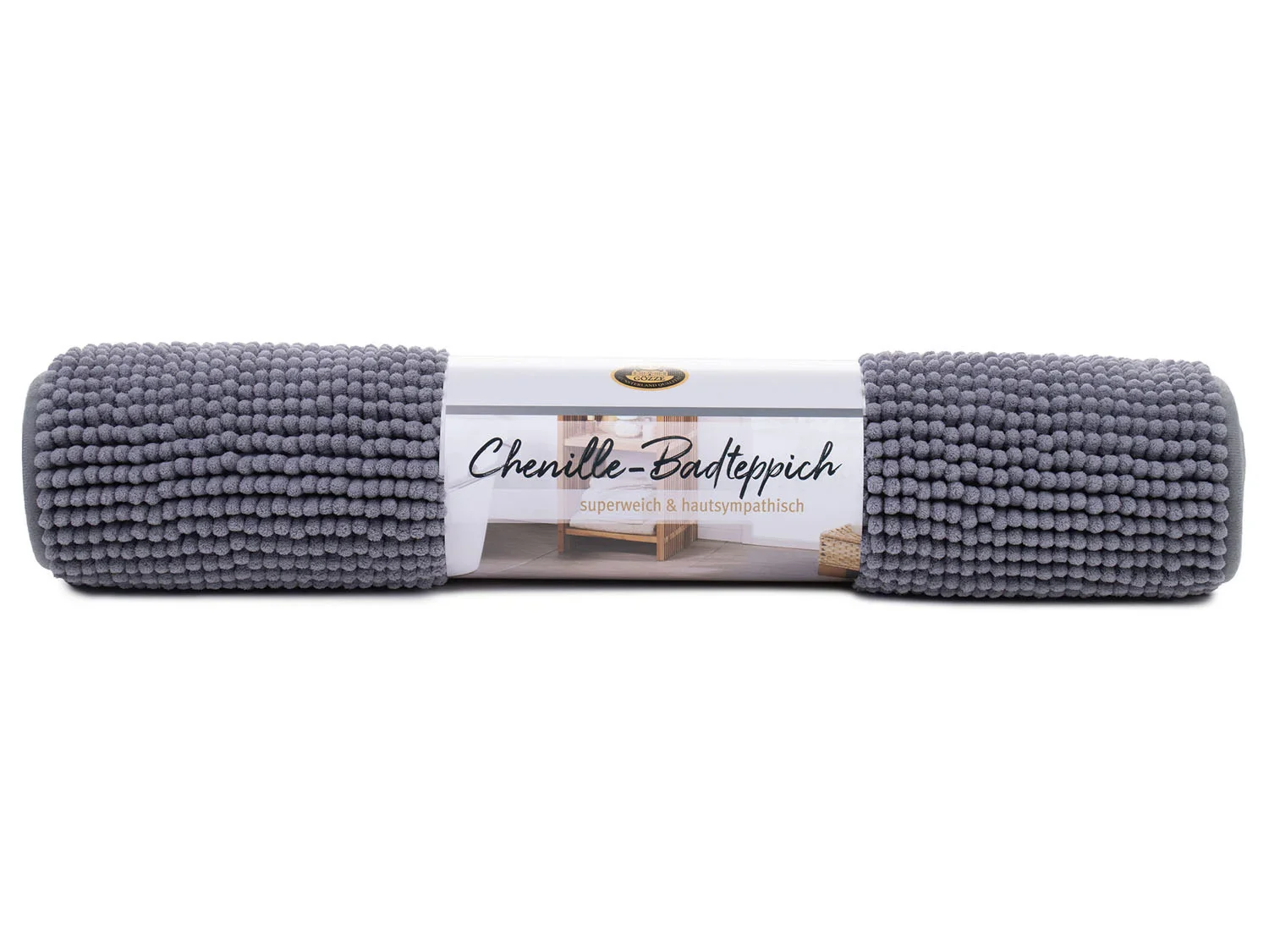 Gzze Tapis de bain microfibre chenille, 70 x 120 cm