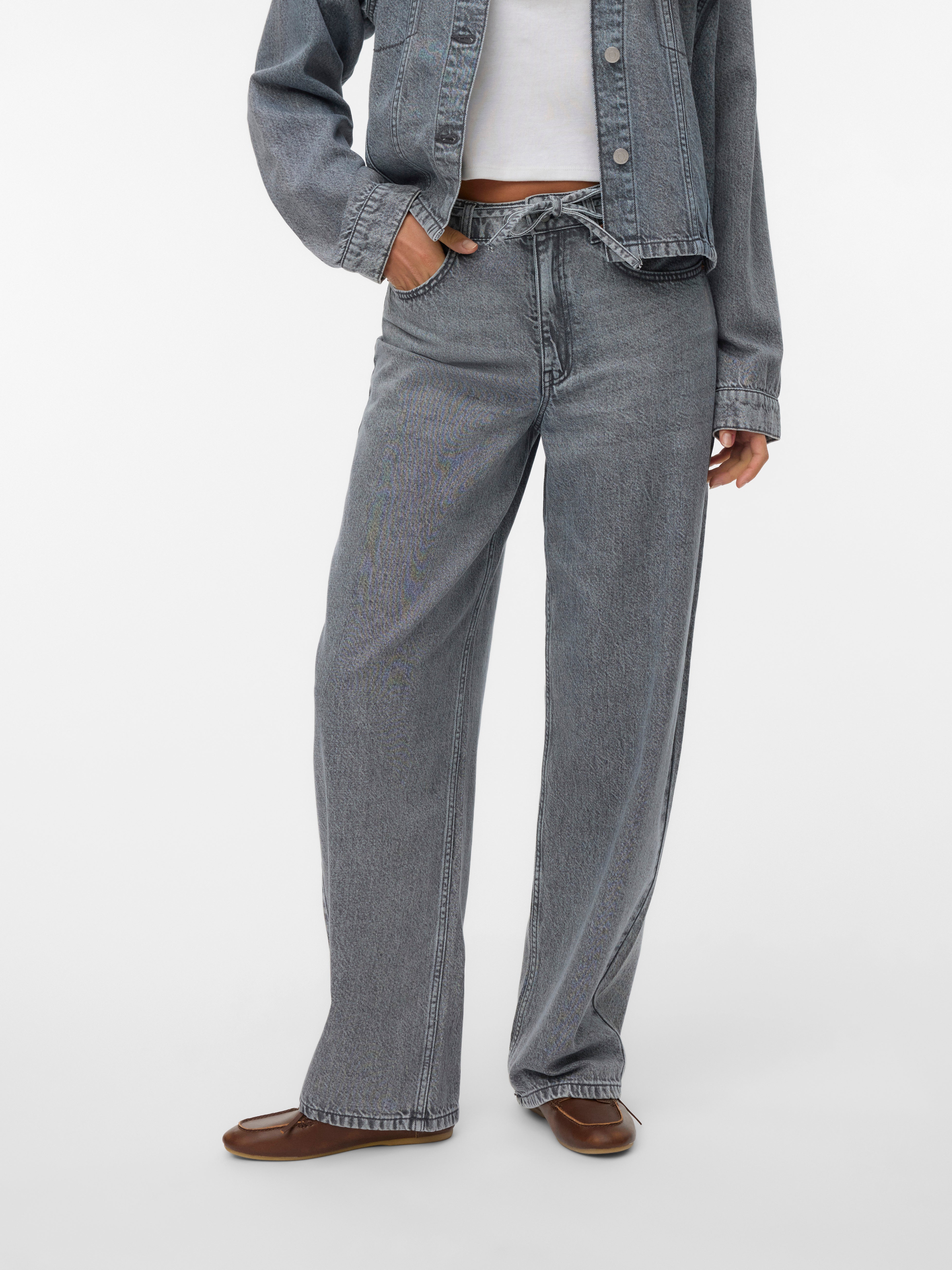 VERO MODA® VMESTELLE High rise Barrel Fit Jeans