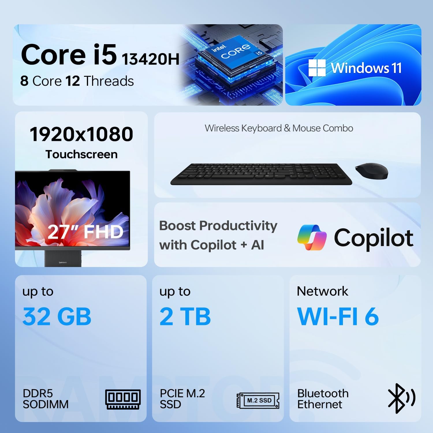 Lenovo IdeaCentre I Pro Business All-in-One  Next Gen AI  27