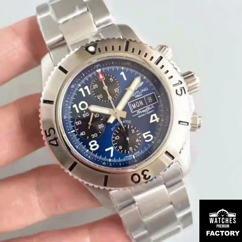 Breitling Superocean Chronograph Steelfish A13341C3 / C893 / 227X / A20BASA.1 Blue Dial