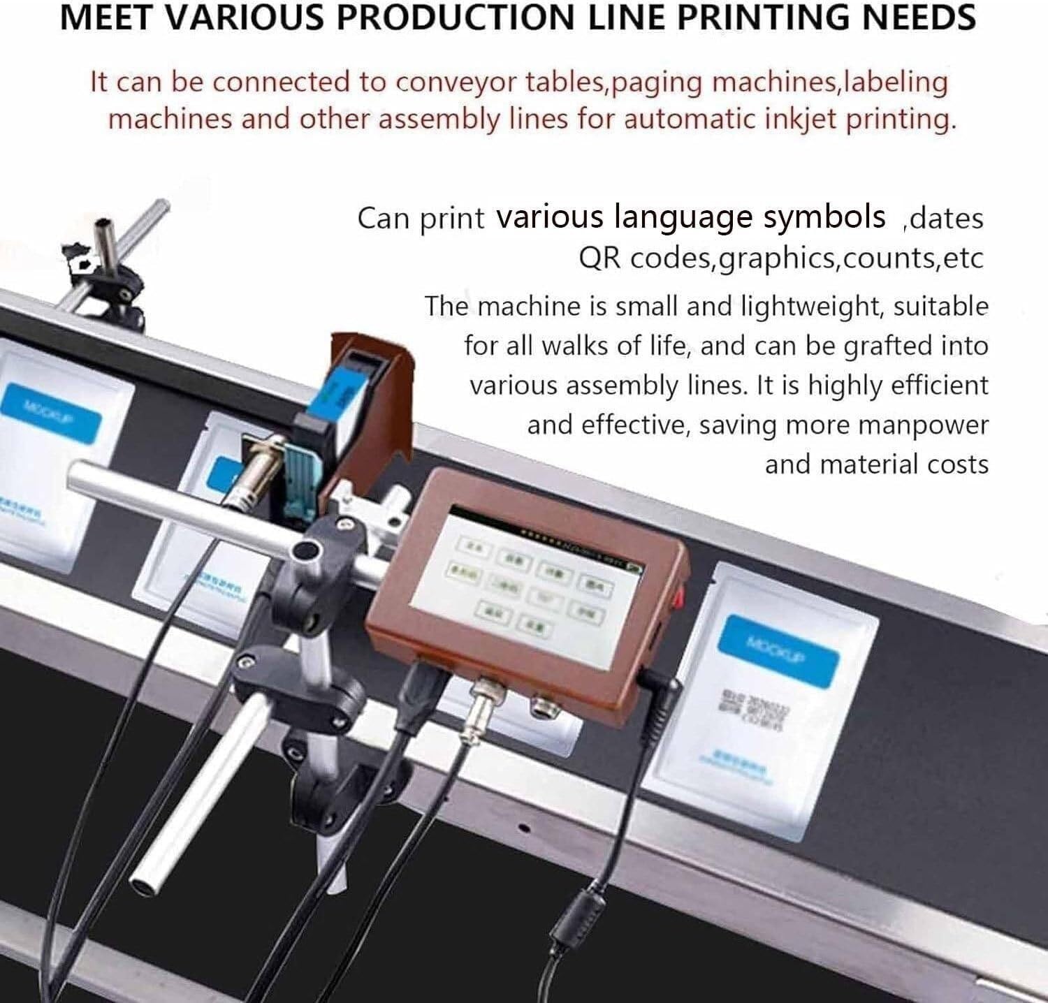 Industrial Inkjet Printer,Date Coder, Coding Machine,Automatic and Marking Equipment
