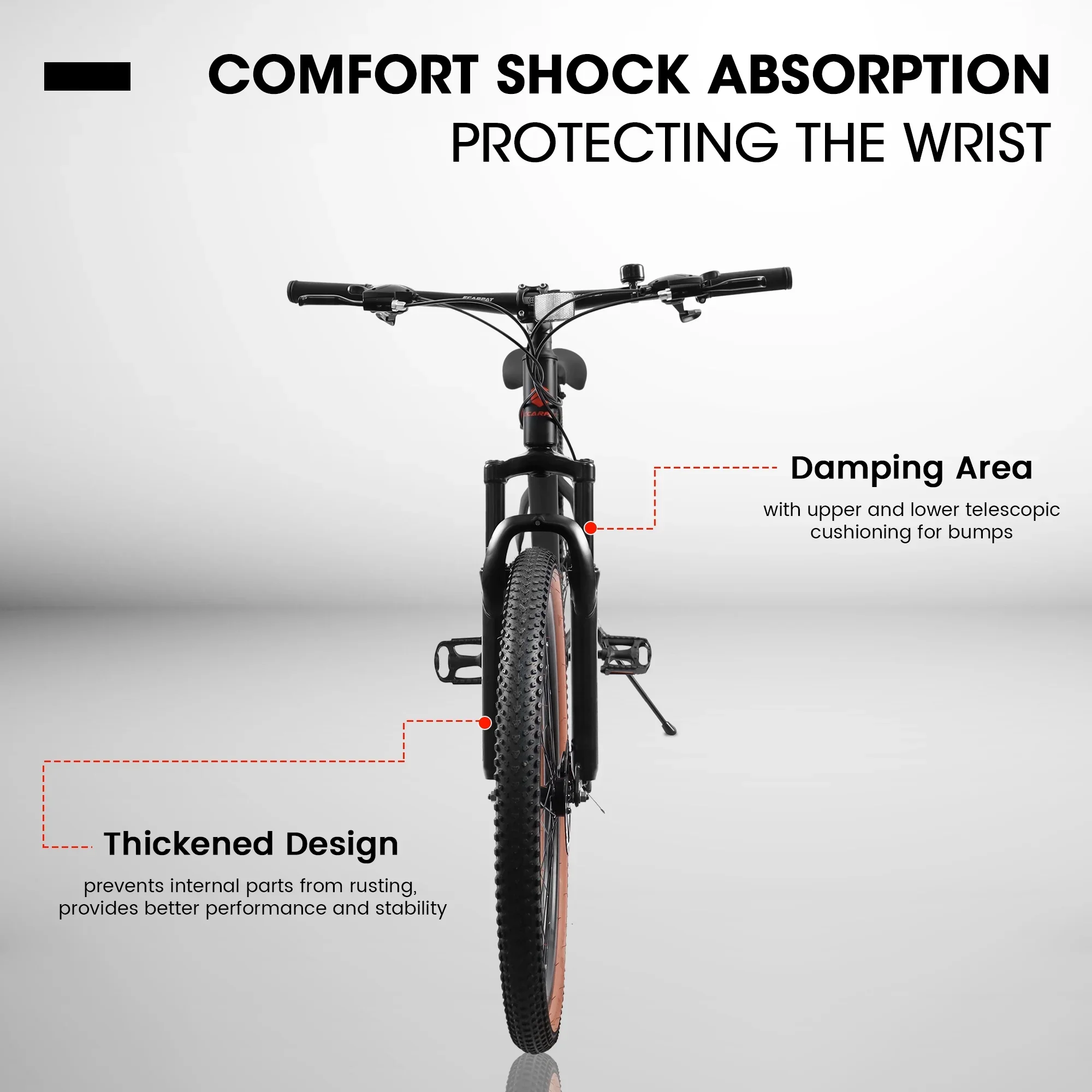 24 Inch Mountain Bike, 21-Speed Summer travel Bicycles, Students Trail Commuter City Snow Beach Mountain Bicycles