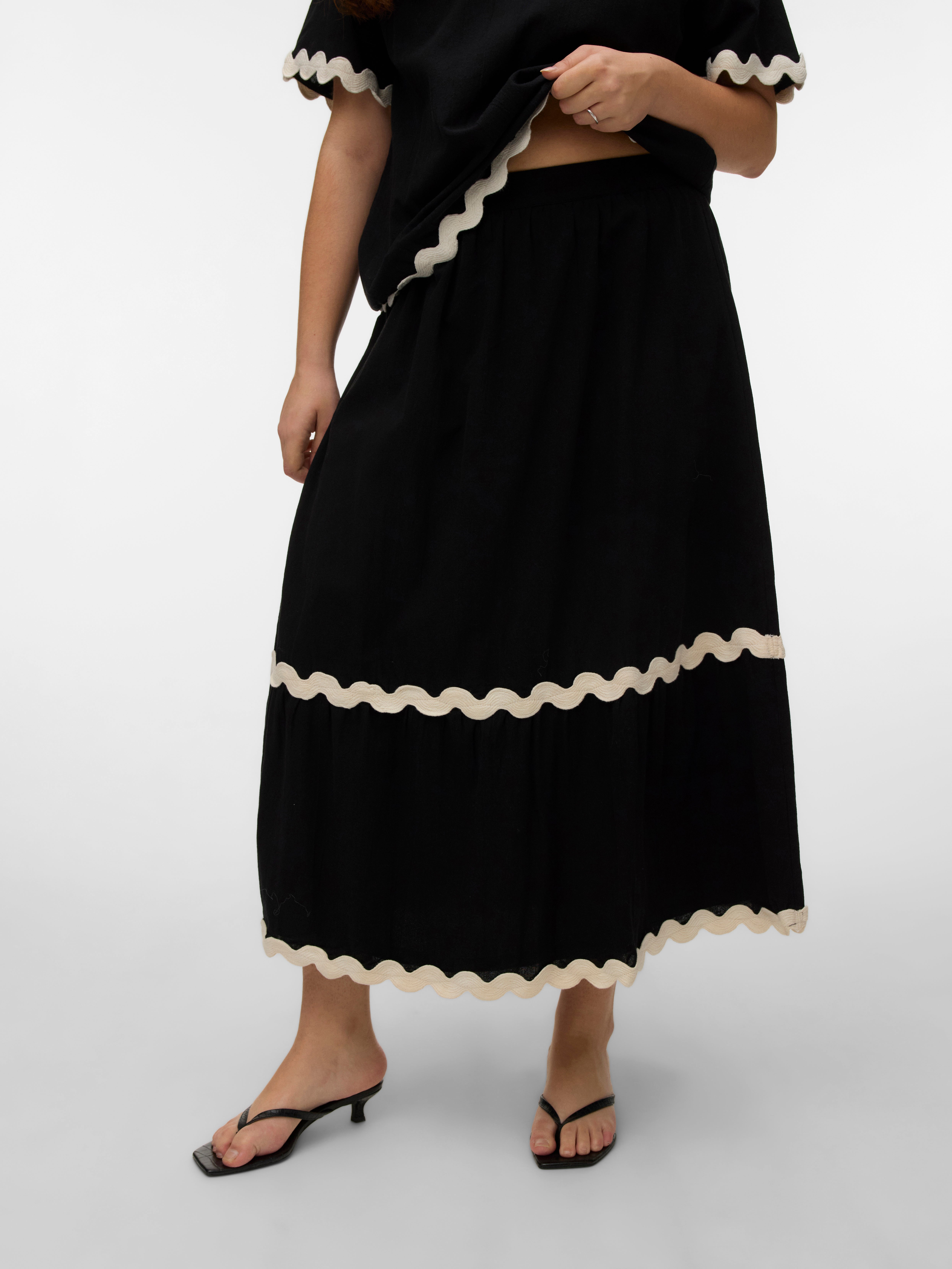 VERO MODA® VMCJENNA Mid waist Long skirt