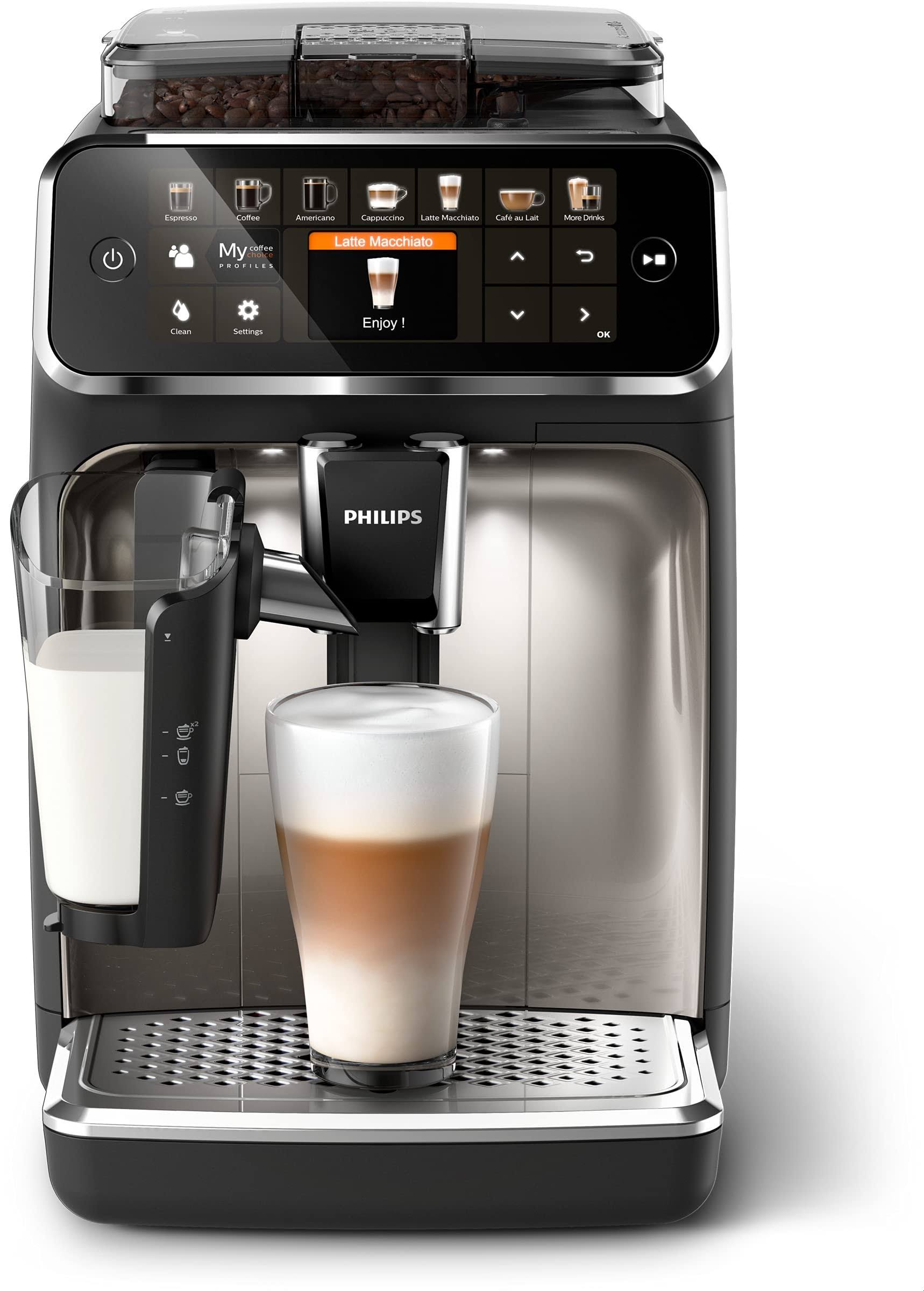 Philips 5400 LatteGo Super Automatic Espresso, Latte Machine EP5447/94