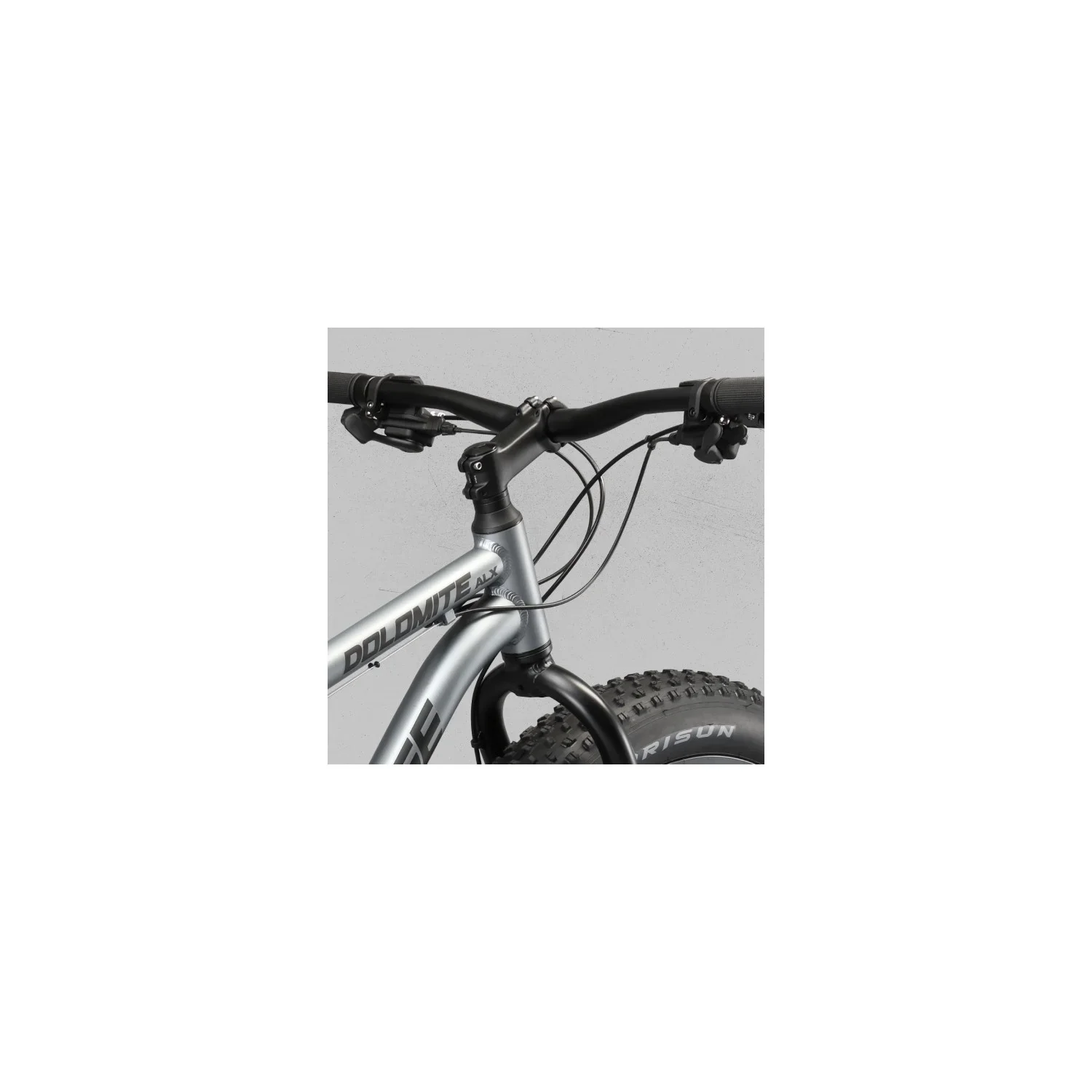 26 Mongoose Dolomite ALX Unisex Fat Tire Mountain Bike, Gray, Ages 12+