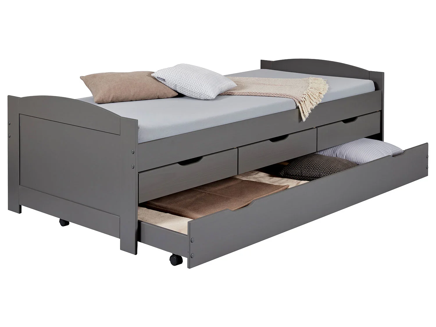Inter Link Lit banquette 3 tiroirs, 205 x 63 x 96 cm