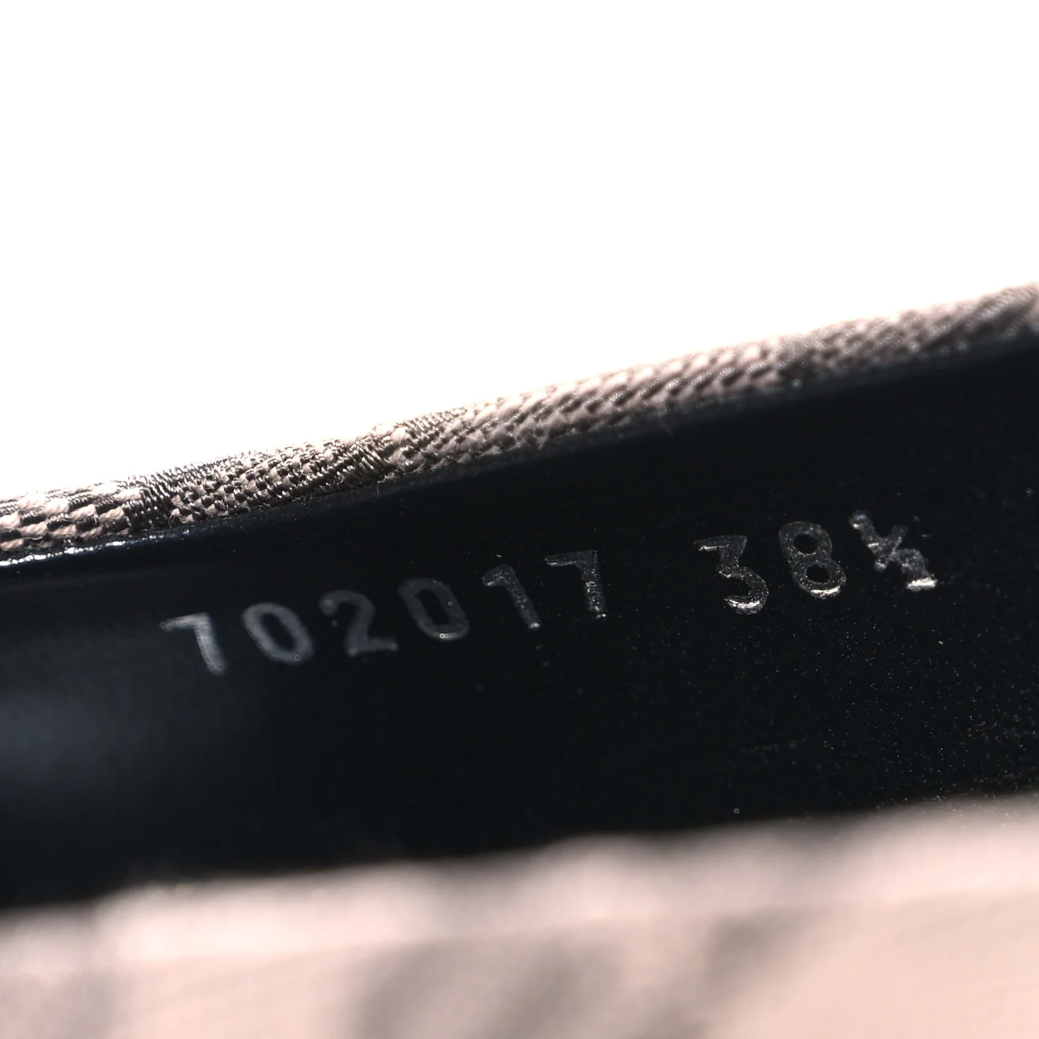 BB Monogram Square Knife 80mm Mule Pumps 38.5 Dark Mink Grey Dark Brown