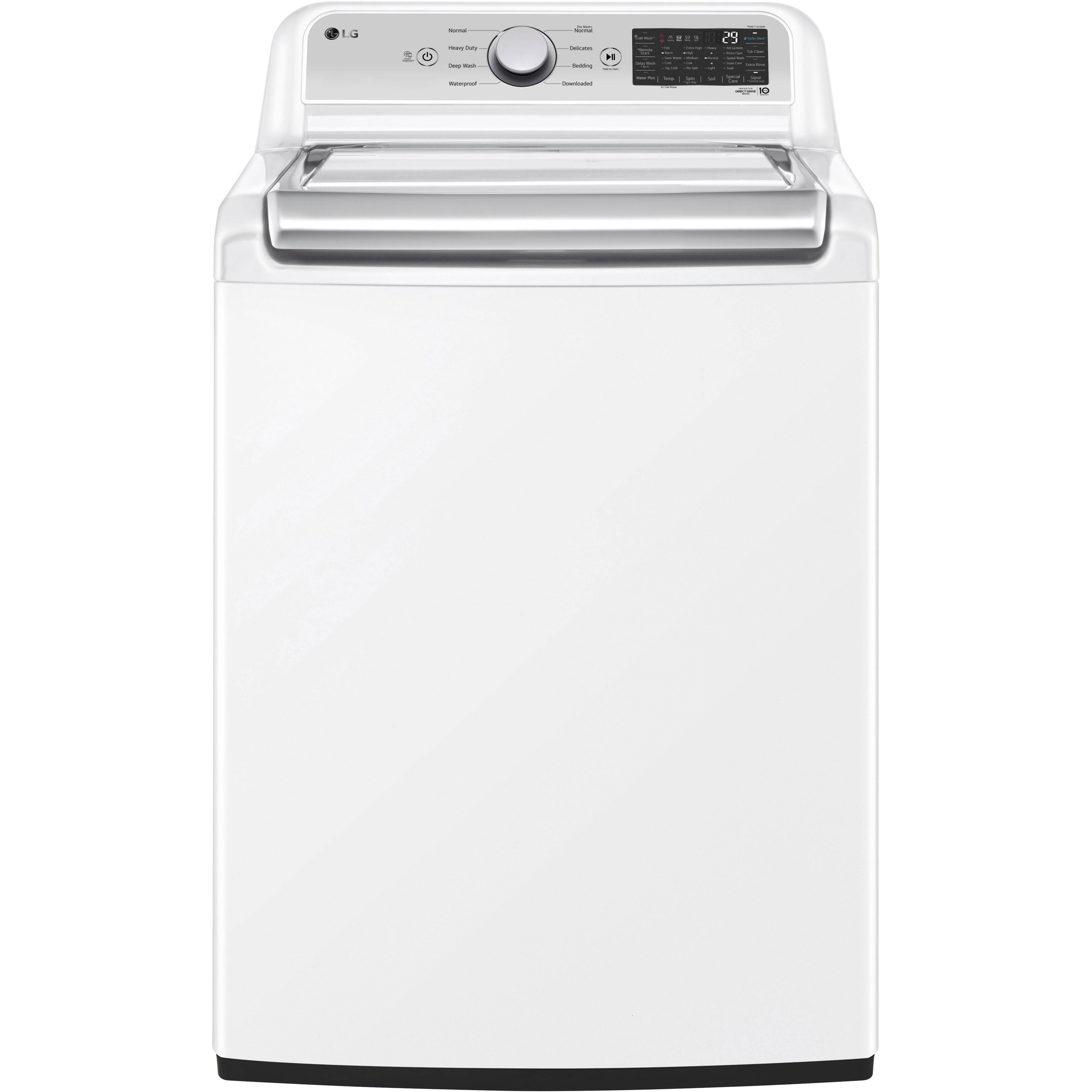 LG 5.5 Cu. ft. White Top Load Washer with TurboWash3D