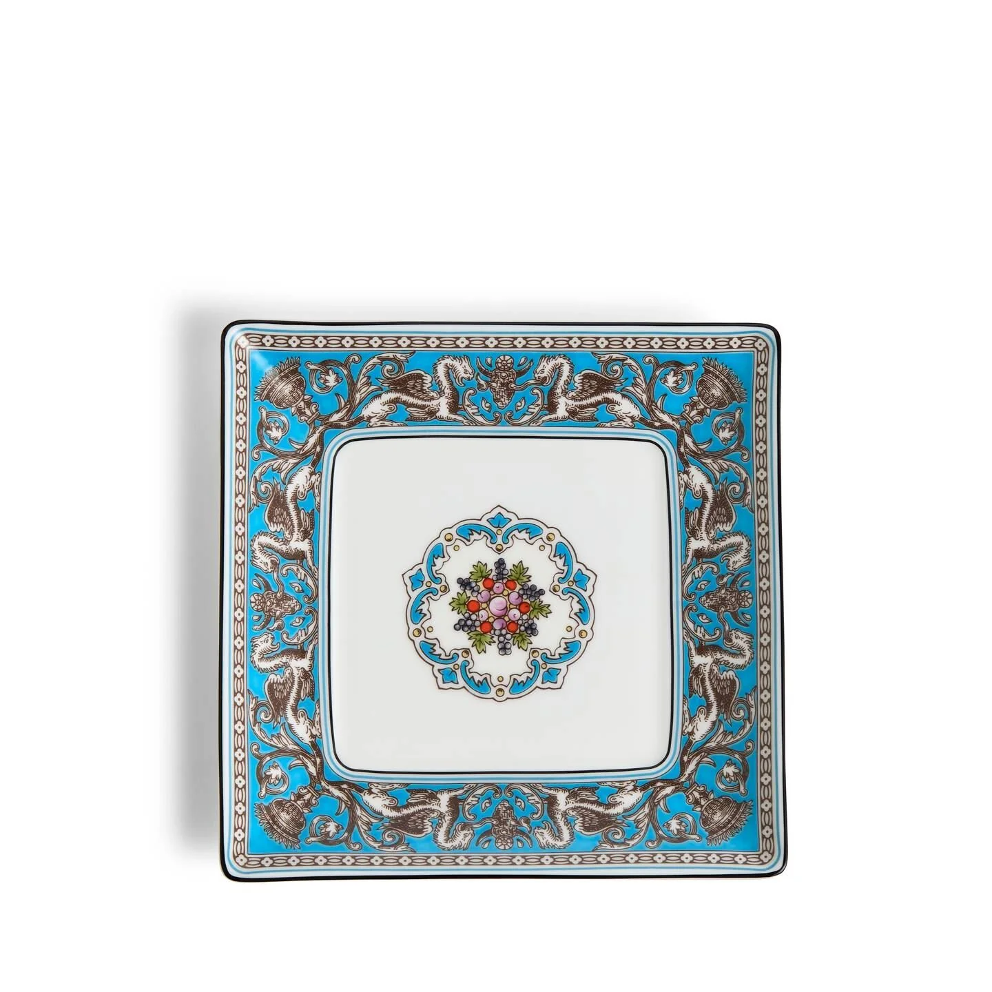 Florentine Turquoise Square Tray