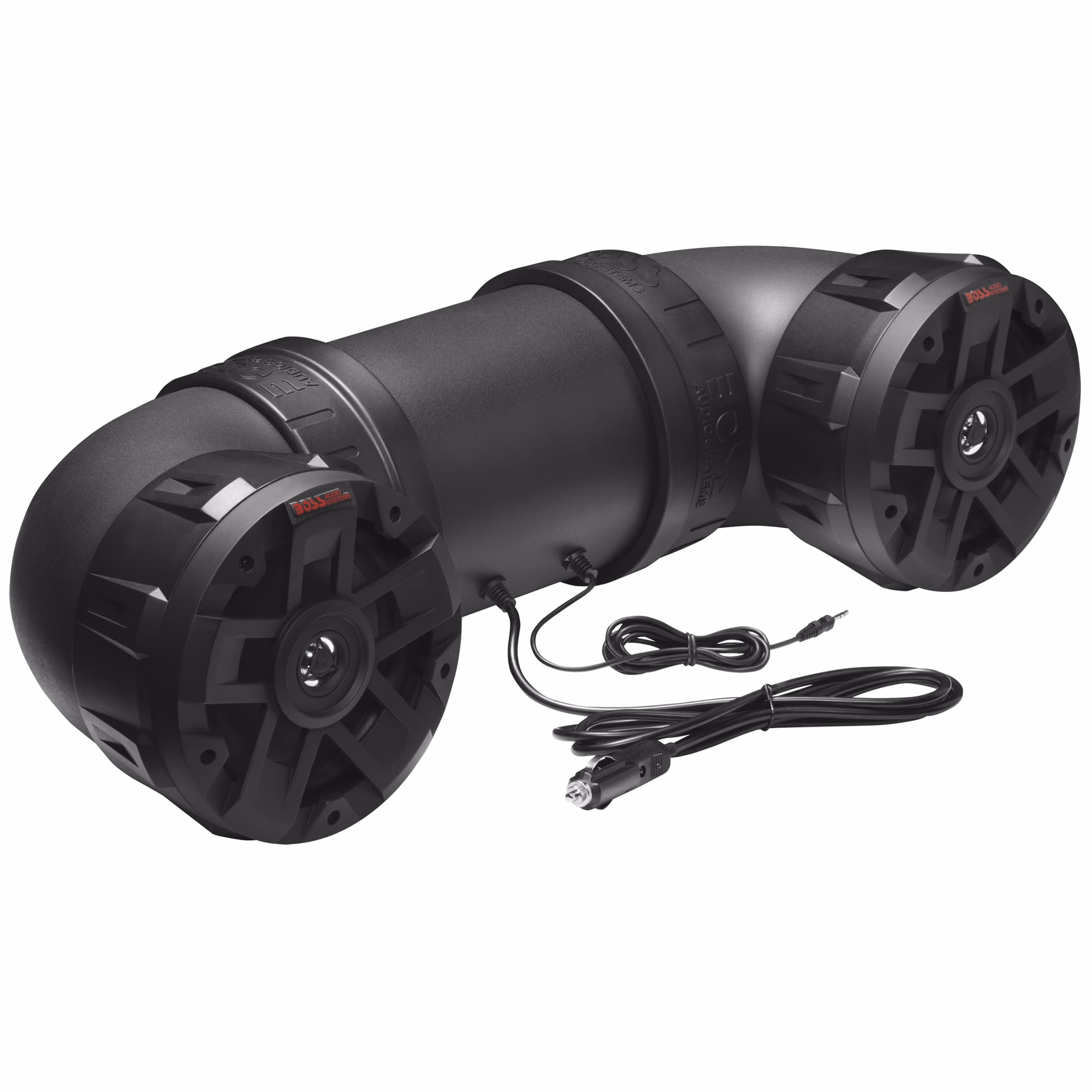 BOSS Audio Systems ATV6.5B ATV UTV Sound System - 6.5 in Speakers, 1 in Tweeters, Full Range, IPX5 Weatherproof, Bluetooth, Built - in Amplifier, Golf Cart Compatible