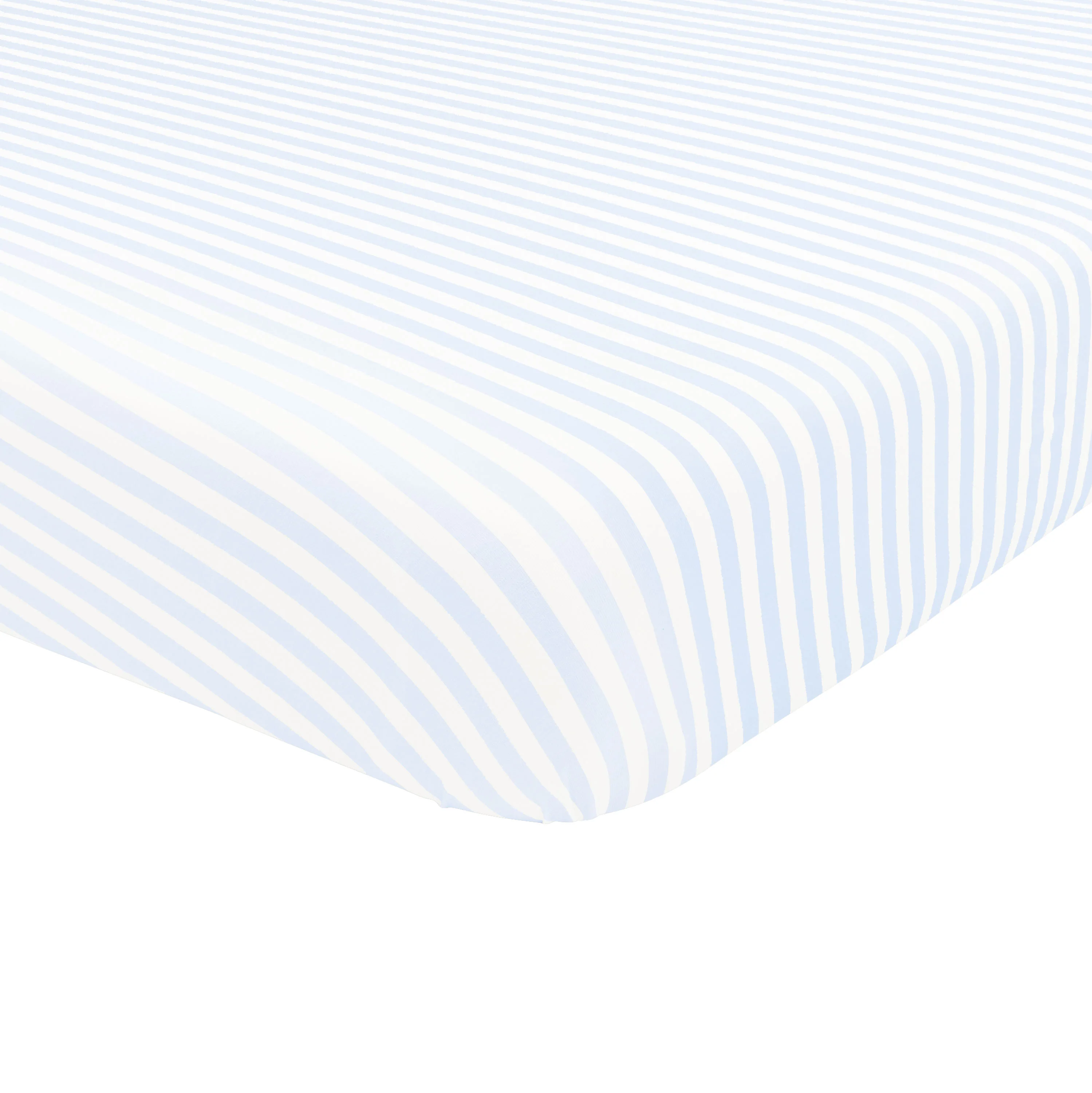 Crib Sheet in Small Mist Stripe