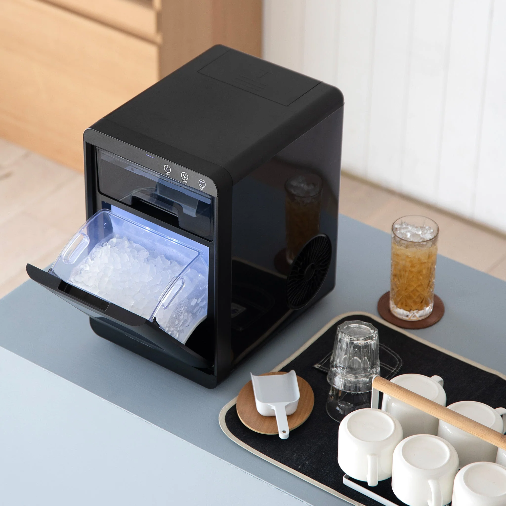 Newair Countertop Ice Maker Nugget Ice, 44 lbs/24 hours
