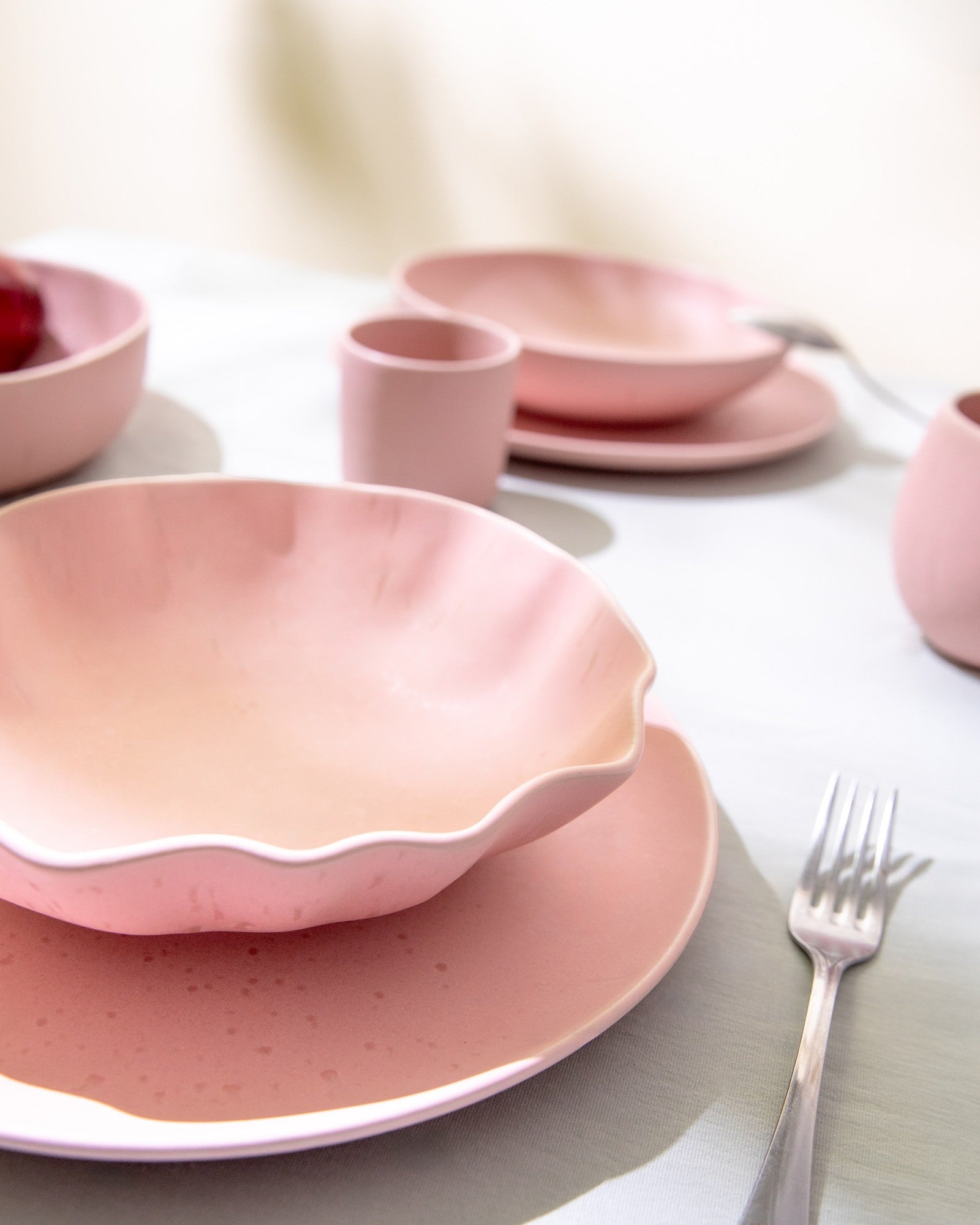 SINTRA - PASTA PLATE SHELL ROSÉ