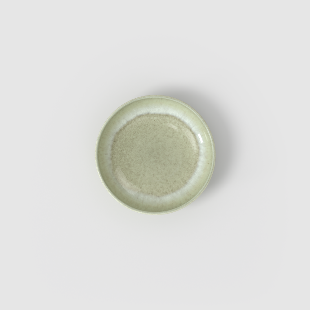 Perlemor Dipping bowl - Green, 2.8 oz, Premium Porcelain