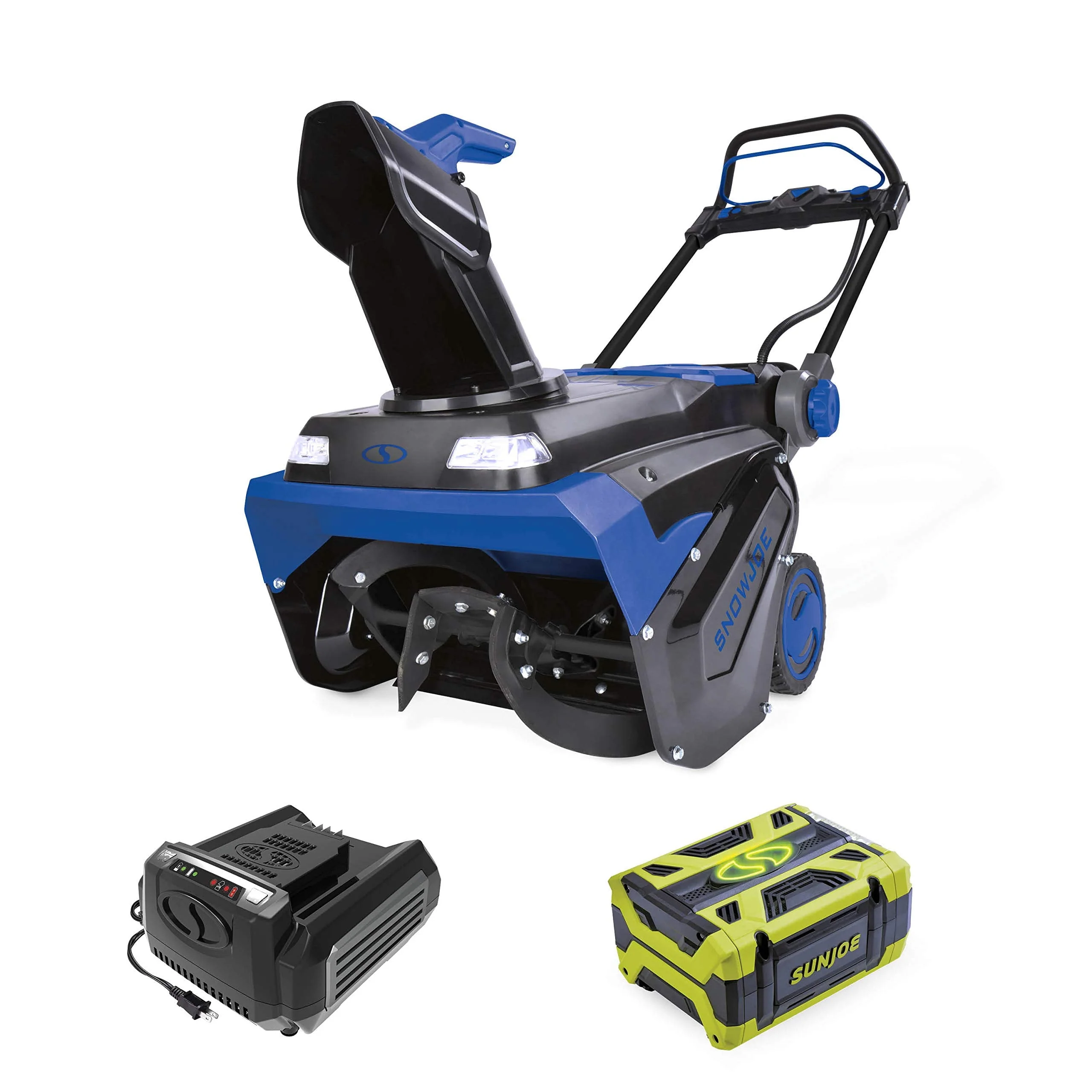 Restored iON100V 21SB RM 100 Volt iONPRO Cordless Variable Speed Single Stage Snowblower Kit | 21 Inch | W/ 5 0 Ah Battery and Charger (Refurbished)