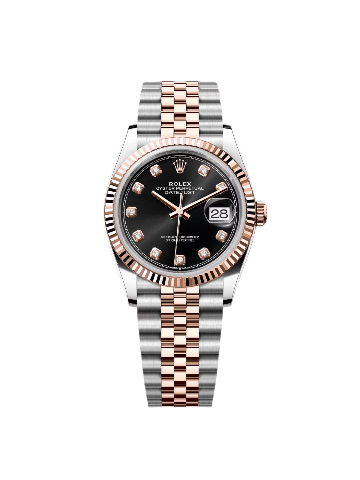 【Super Clone】RLX  Datejust 36mm 126231 Black Dial 36mm Oyster Bracelet