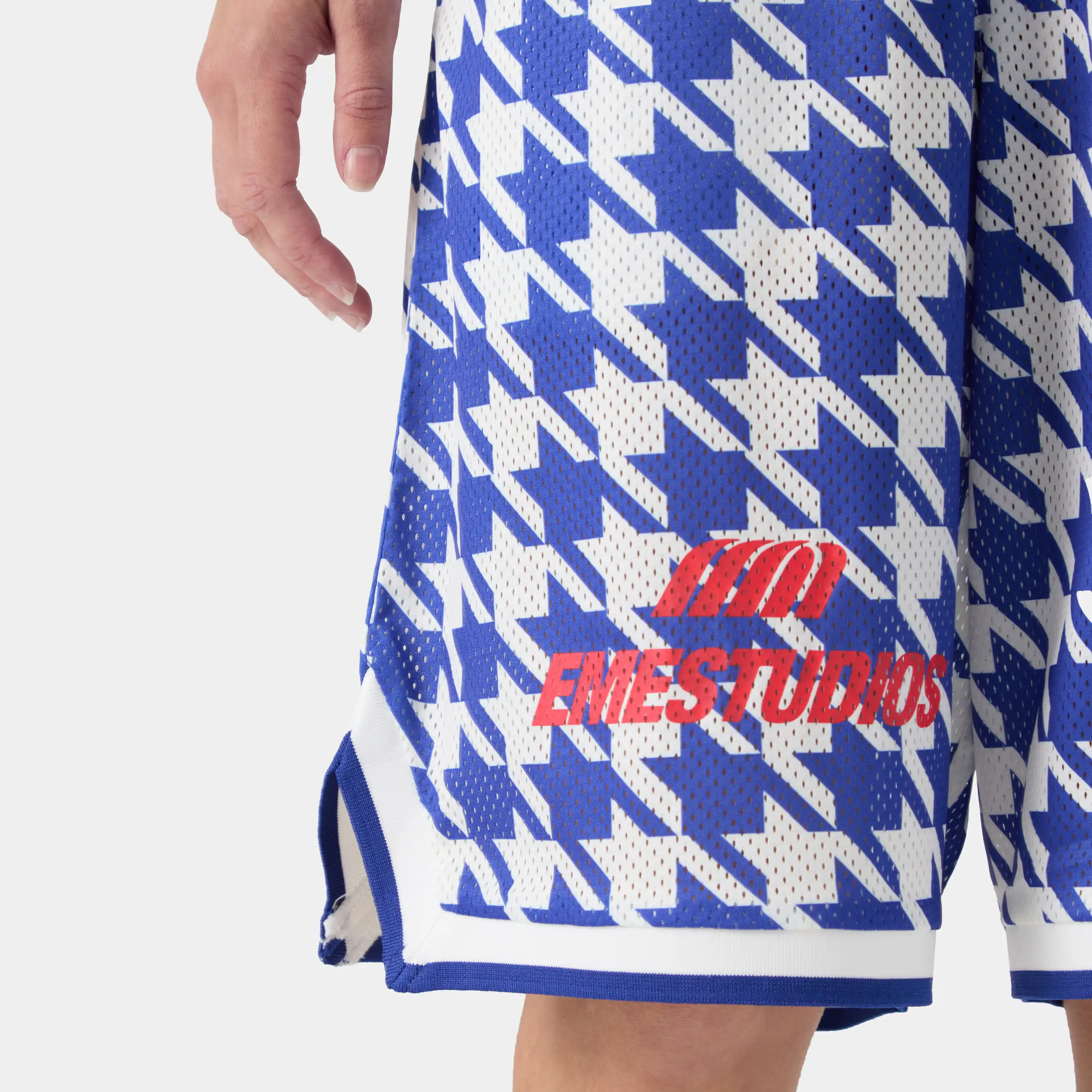 Mesh Navy Shorts
