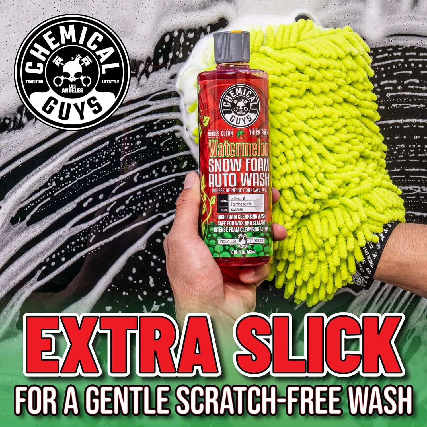 HOL340 15-Piece Arsenal Builder Car Wash Kit with Foam Gun, Bucket, and (5) 16 oz Car Care Cleaning Chemicals, Gift for Car Truck Lovers, Dads and DIYers (Works w/Garden Hose) - Image 5