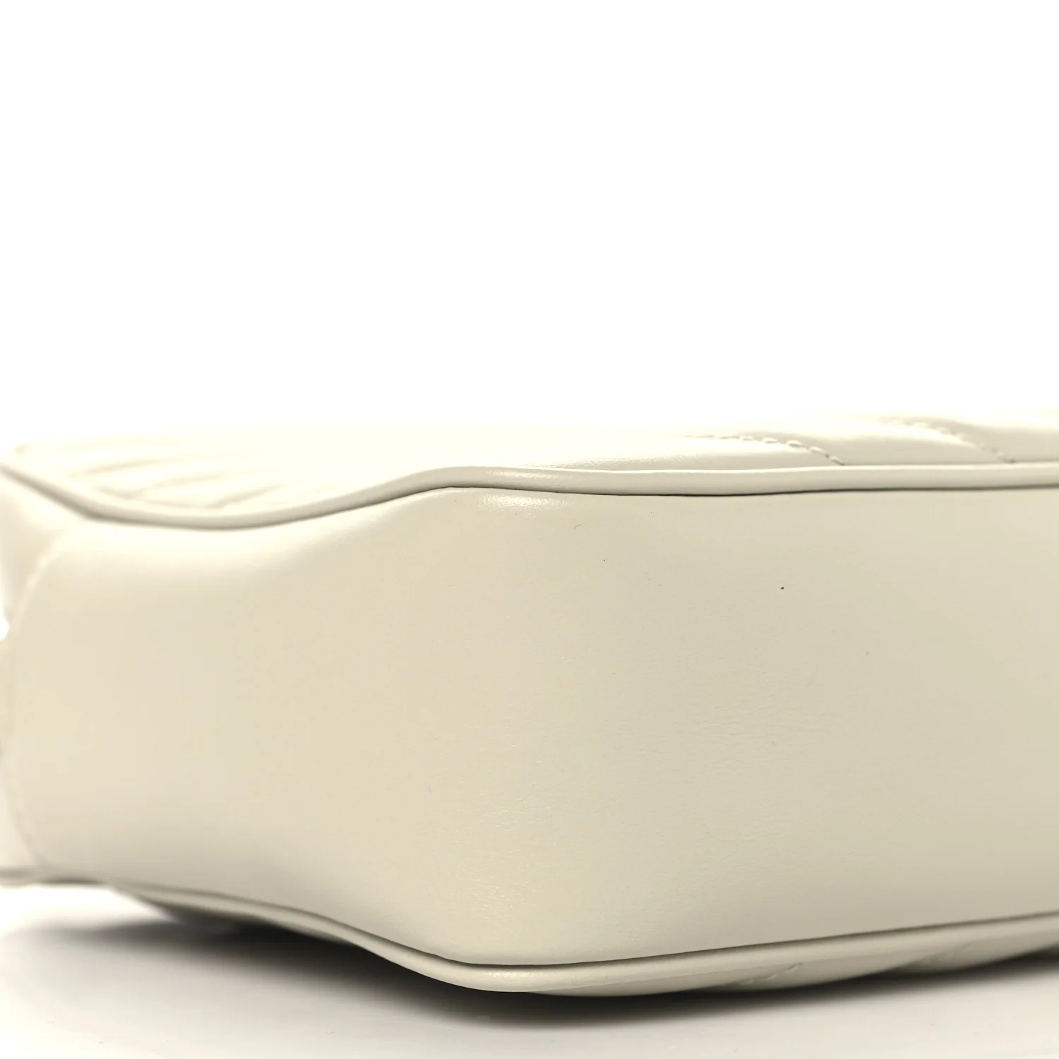 Calfskin Matelasse Monogram Lou Camera Bag Crema Soft