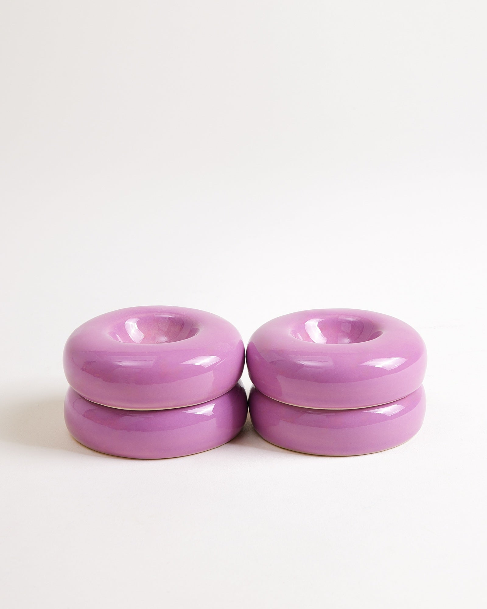 SEIA - EGG CUP PURPLE SET OF 4