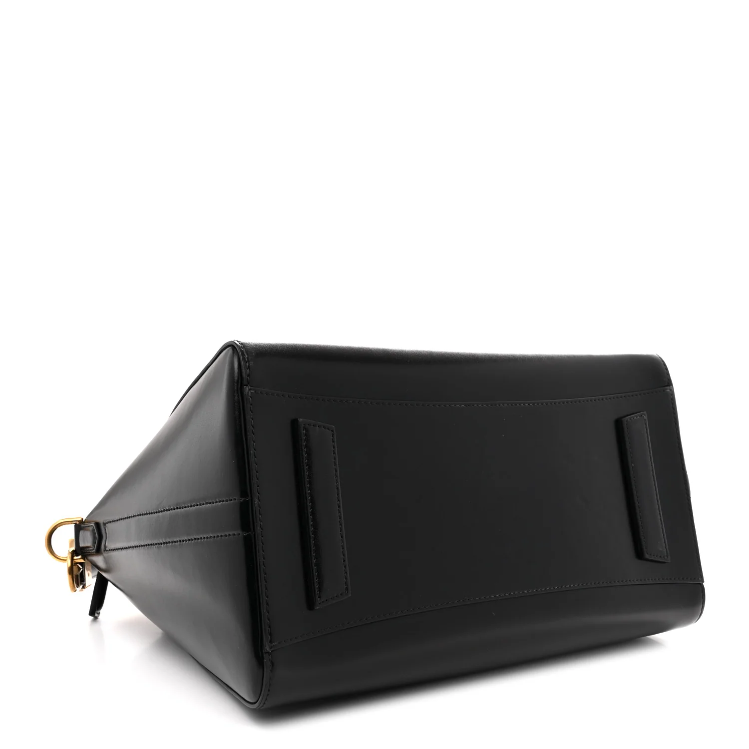 Shiny Lord Calfskin Medium Antigona Black