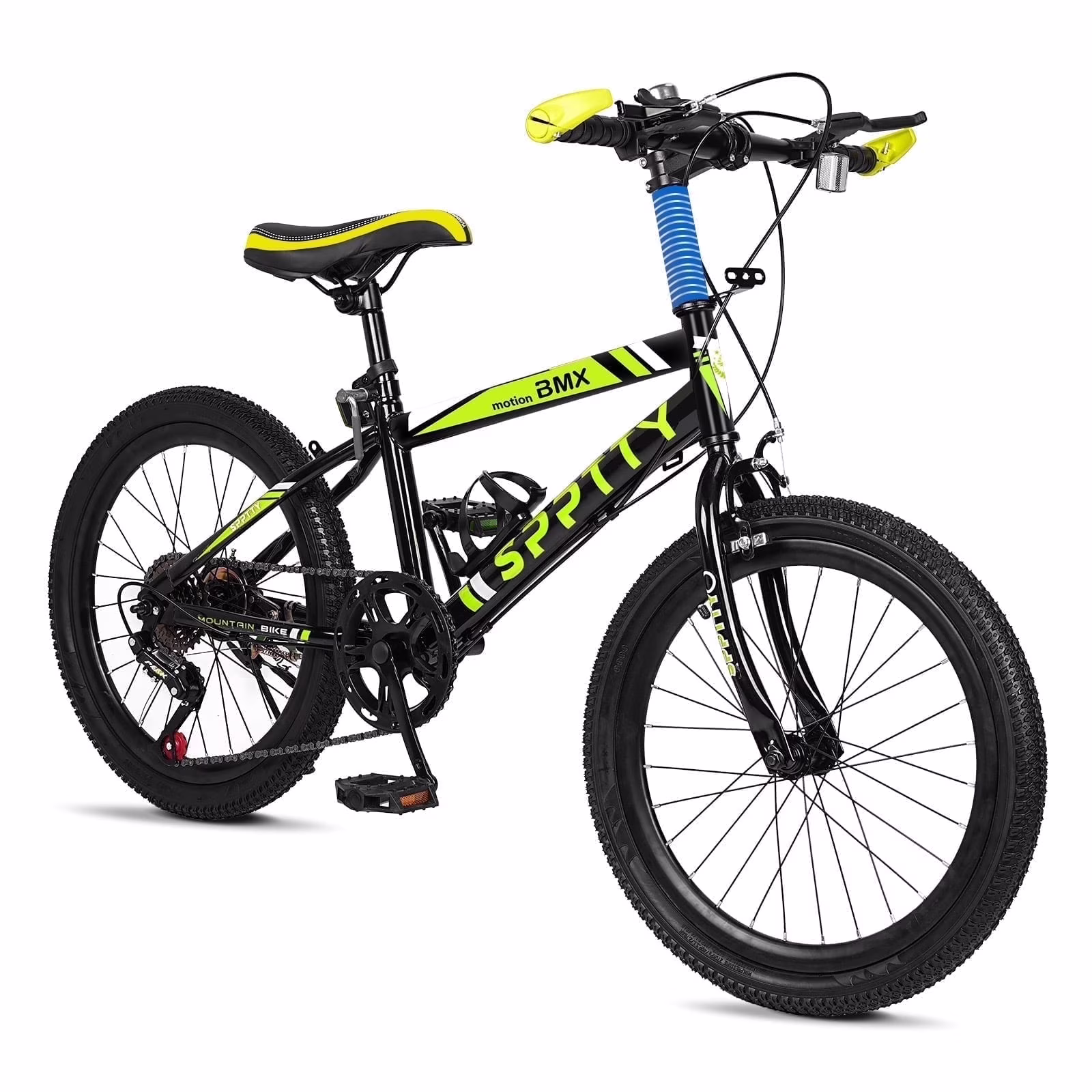 20-24 inch Bike,6-Speed Mountain Bike for Men Women Boys Girls,Comfort Saddle,Blue(Blue/20") - Image 3