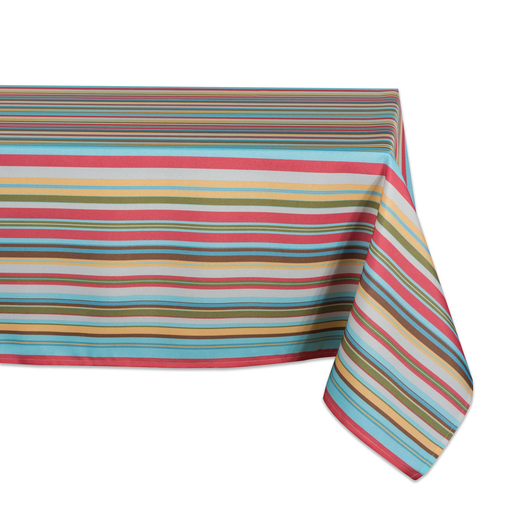 DII Summer Stripe Outdoor Tablecloth 60x120