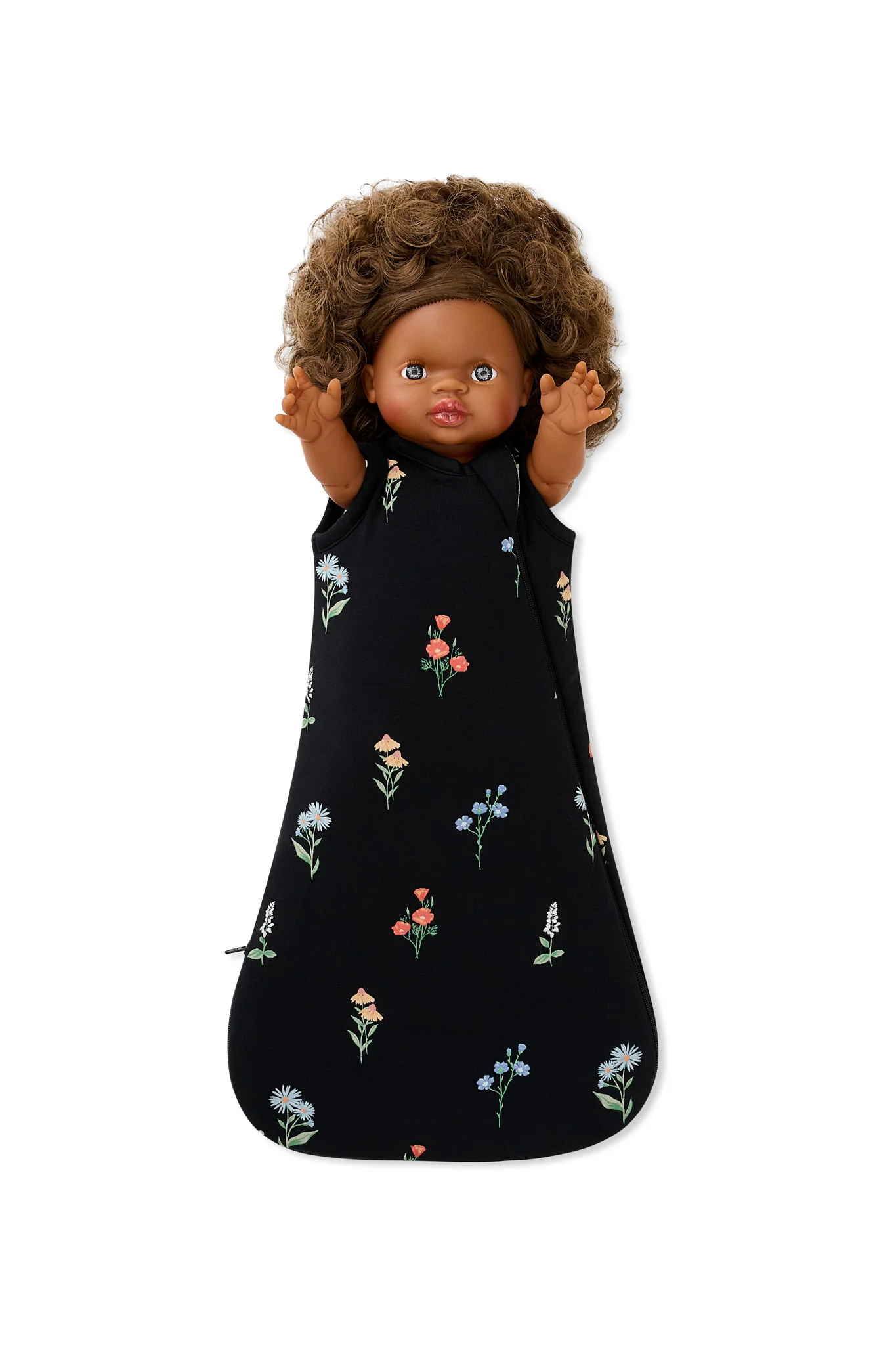 Baby Doll Sleep Bag in Midnight Wildflower